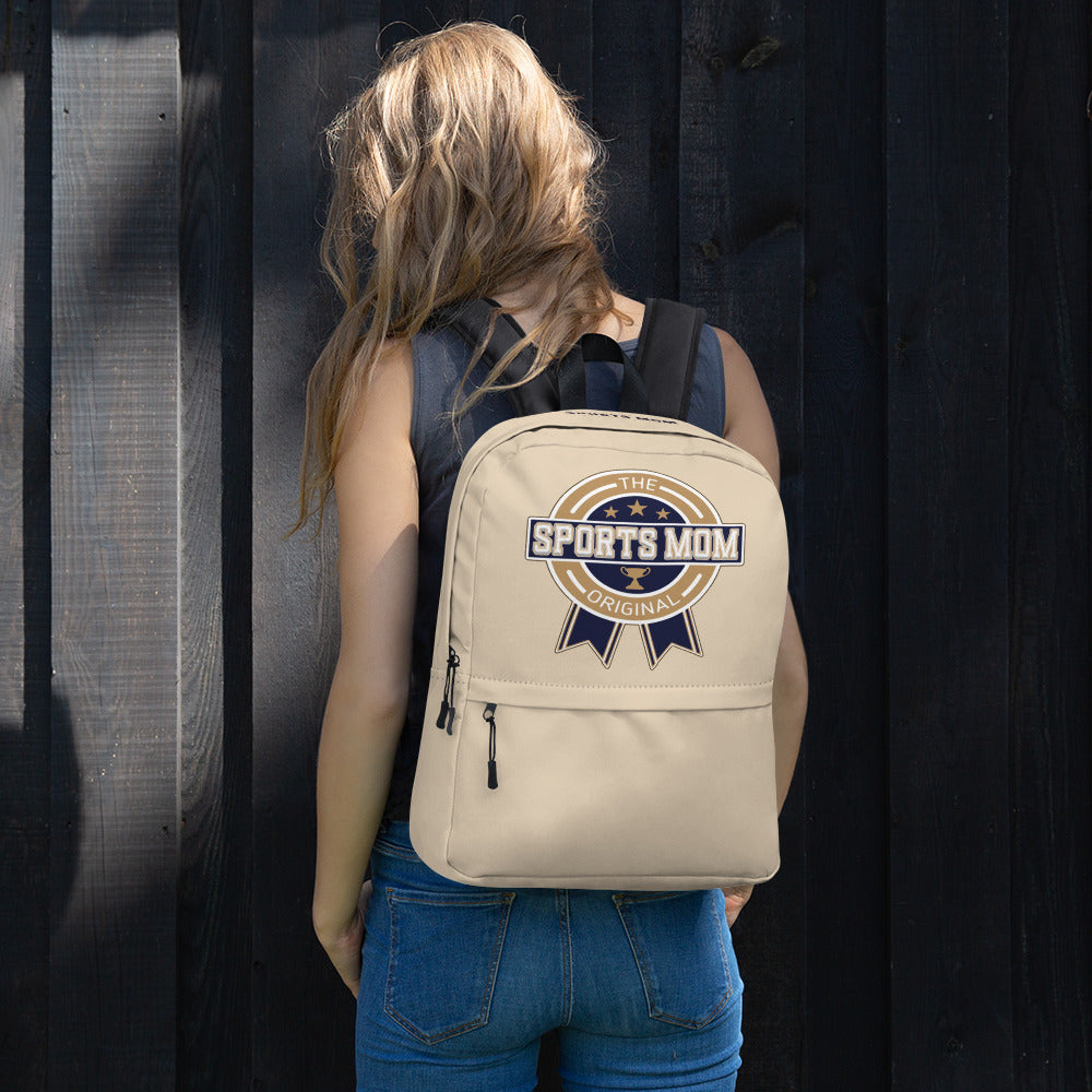 Sports Mom Multi-Pocket Backpack - Away Game - Champagne
