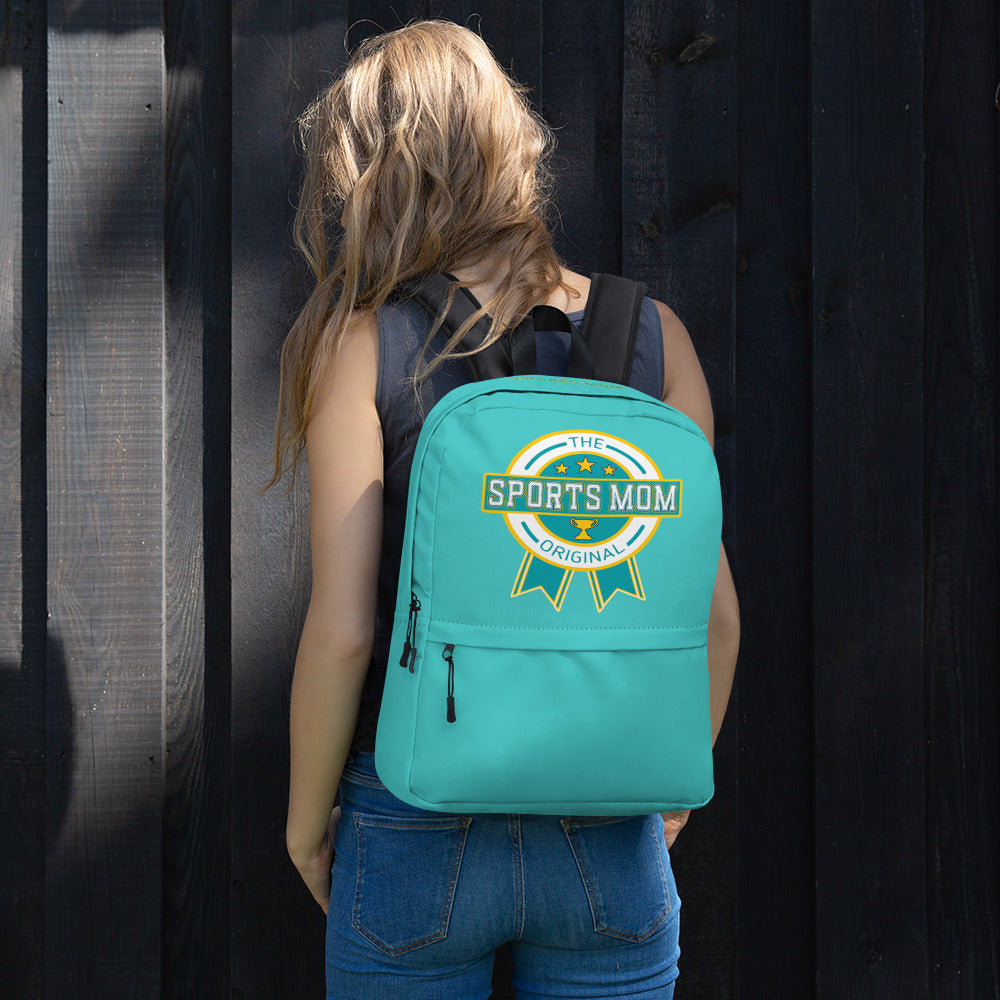 Sports Mom Multi-Pocket Backpack - Dark Turquoise