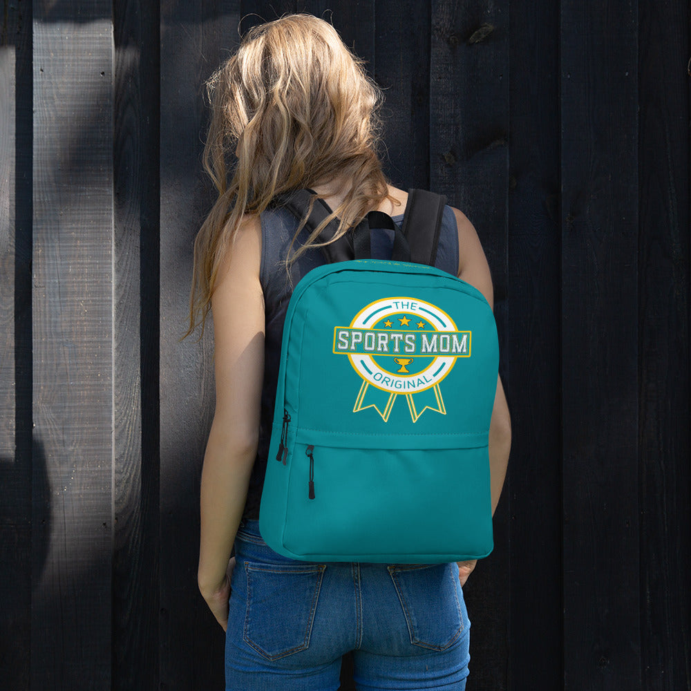 Sports Mom Multi-Pocket Backpack - Eastern Blue