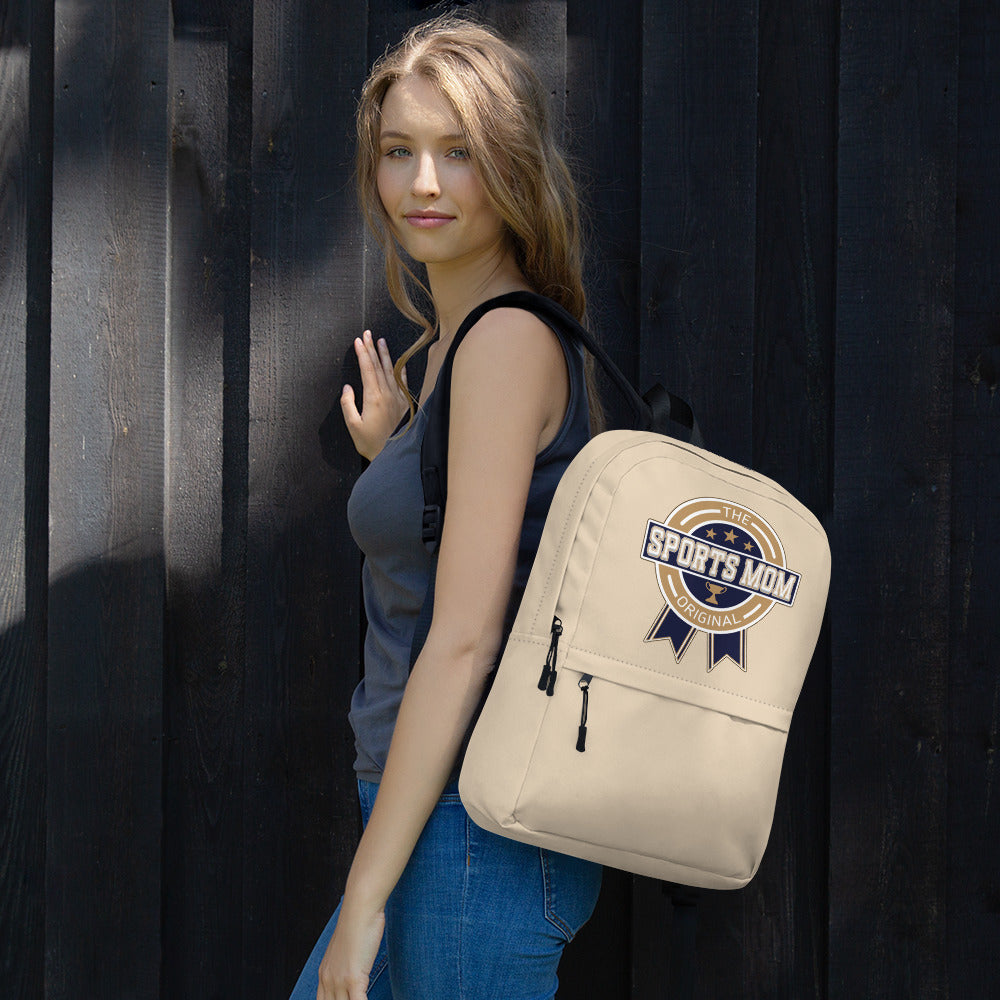 Sports Mom Multi-Pocket Backpack - Away Game - Champagne