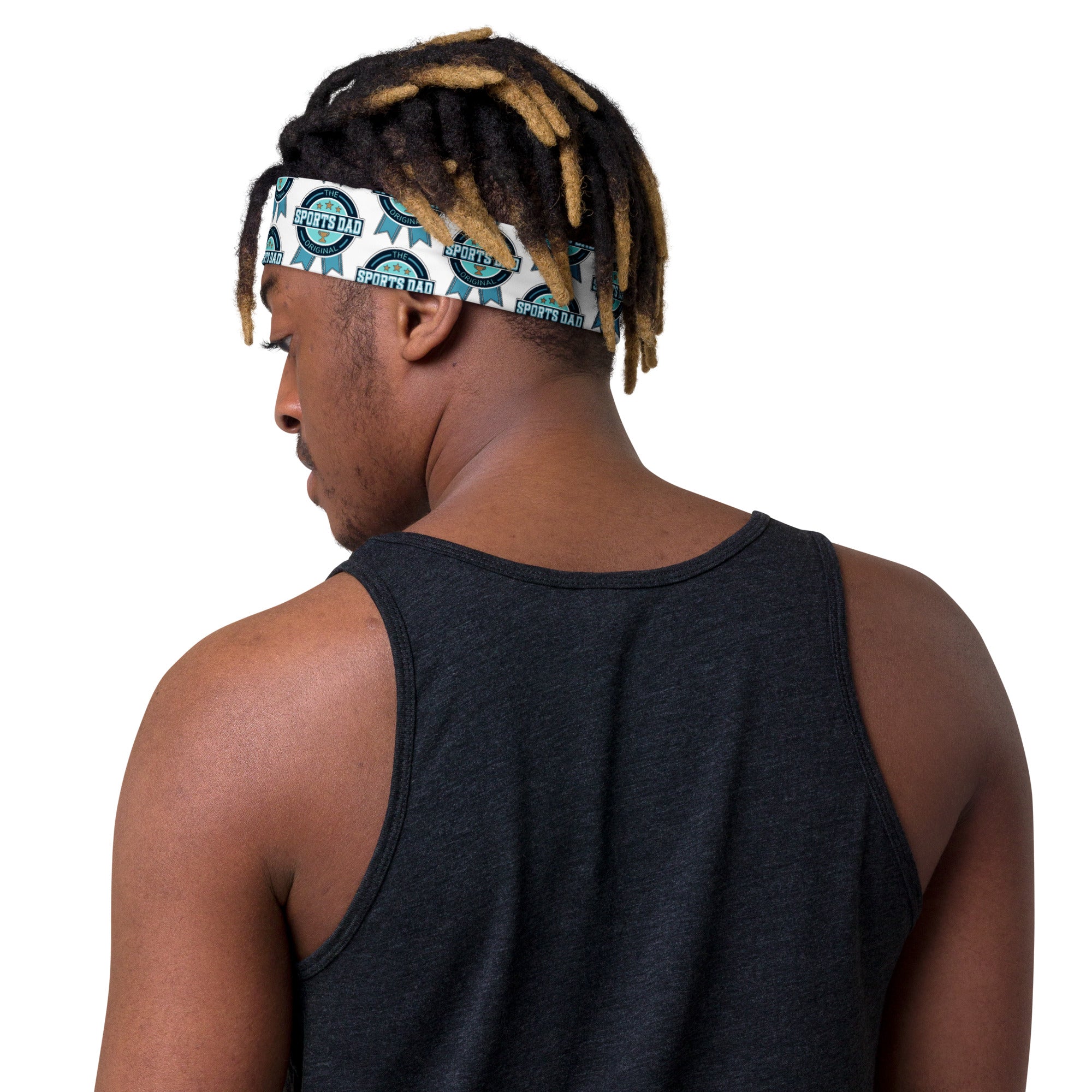 The Original Sports Dad Headband - White