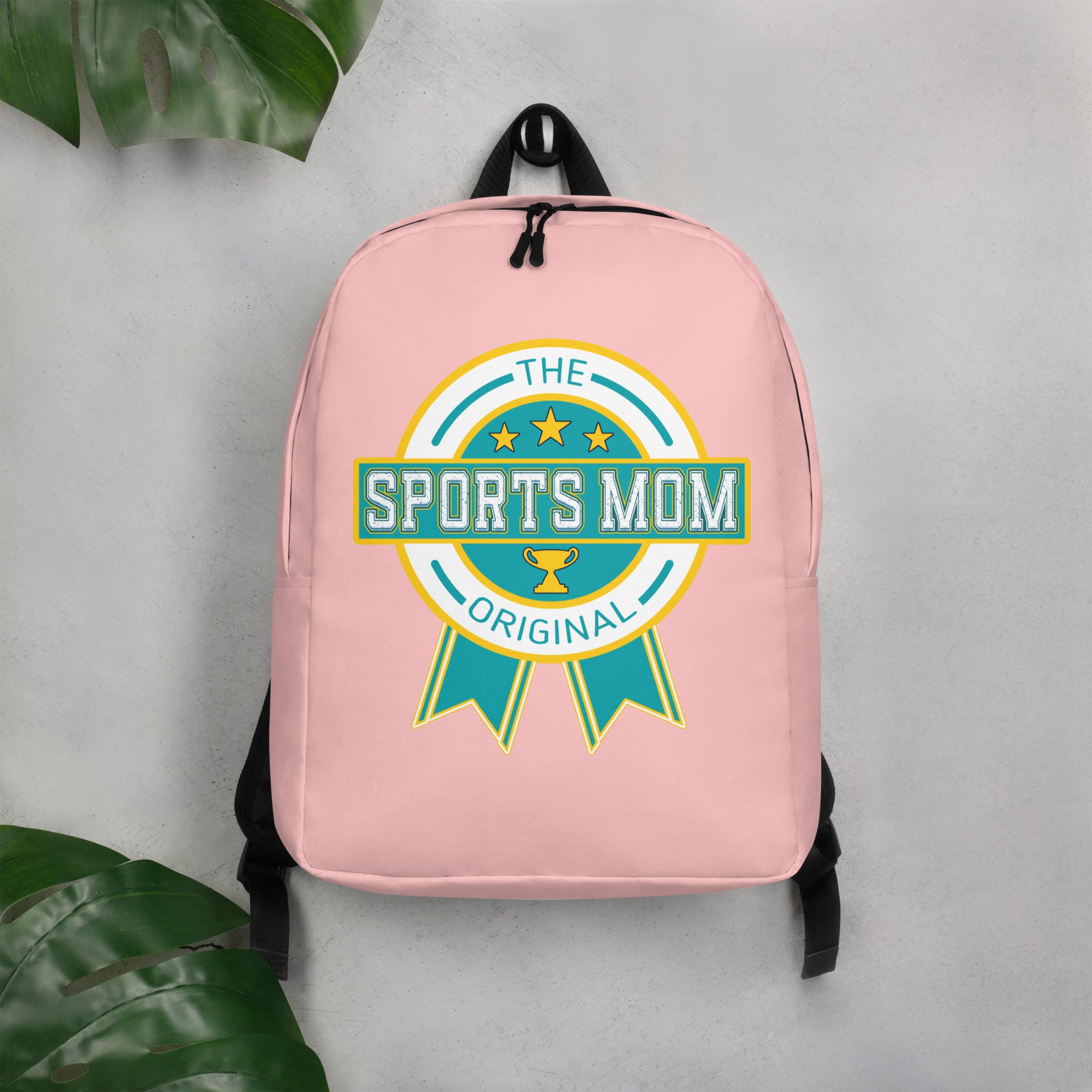 Sports Mom Minimalist Backpack - Your Pink