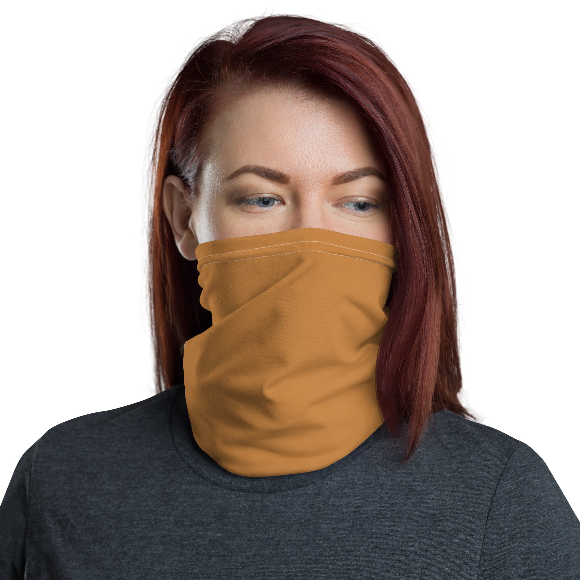 The Original Sports Mom Neck Gaiter - Away Game - Pig Skin