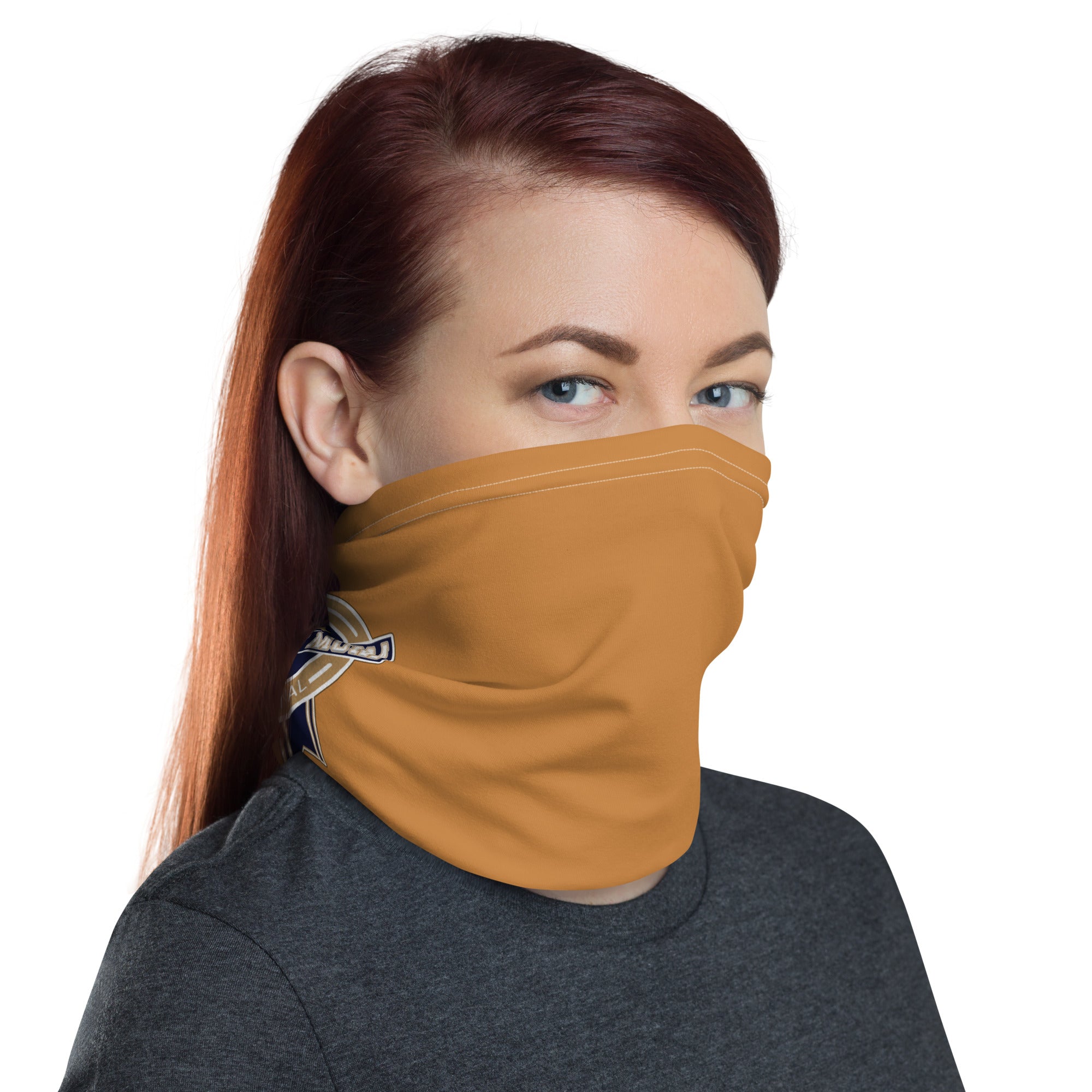 The Original Sports Mom Neck Gaiter - Away Game - Pig Skin