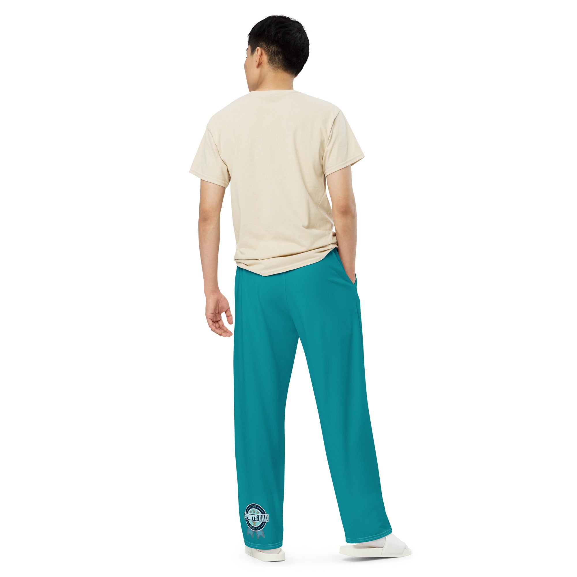 The Original Sports Dad Wide-Leg Pants - Eastern Blue