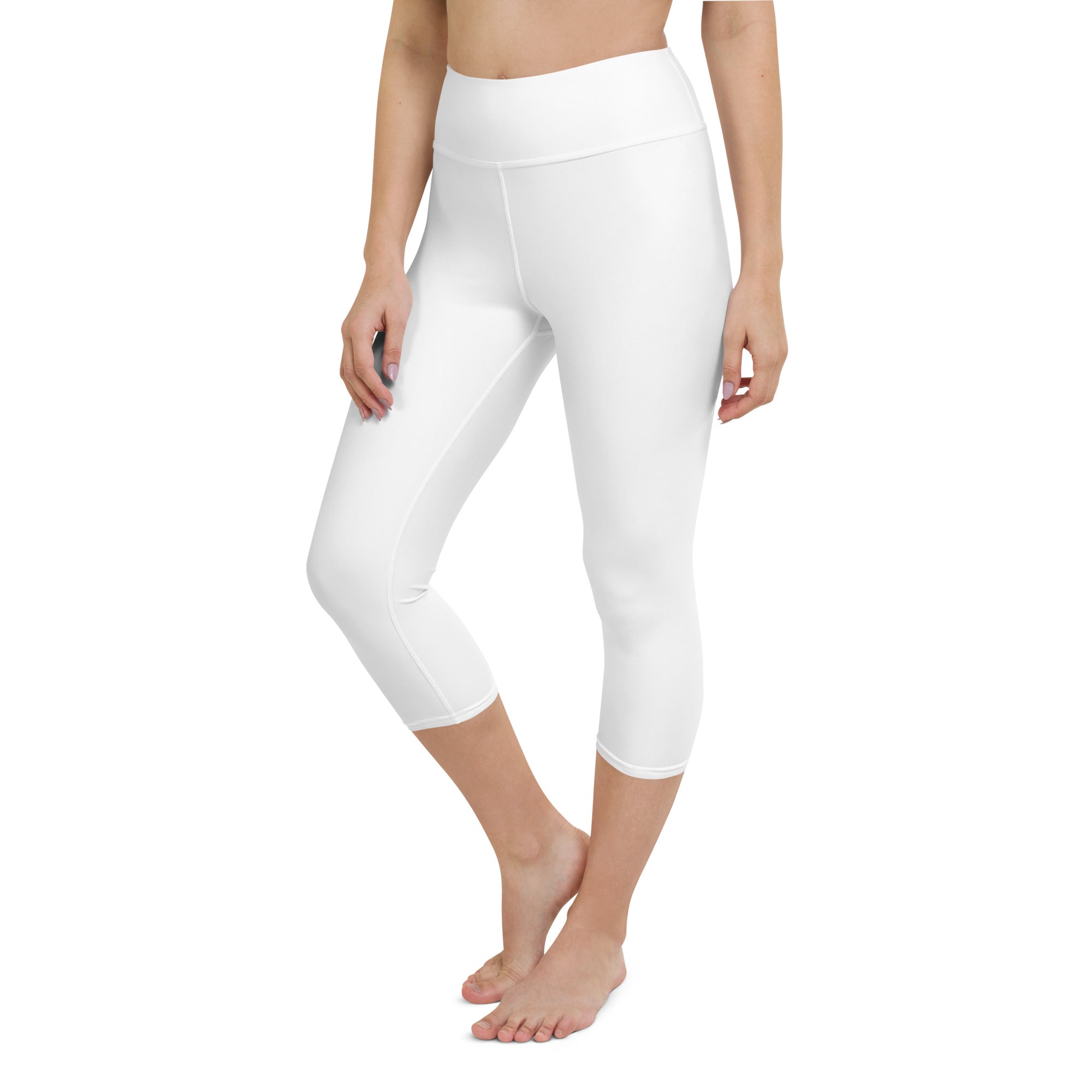 OSM - Yoga Capri Leggings - White