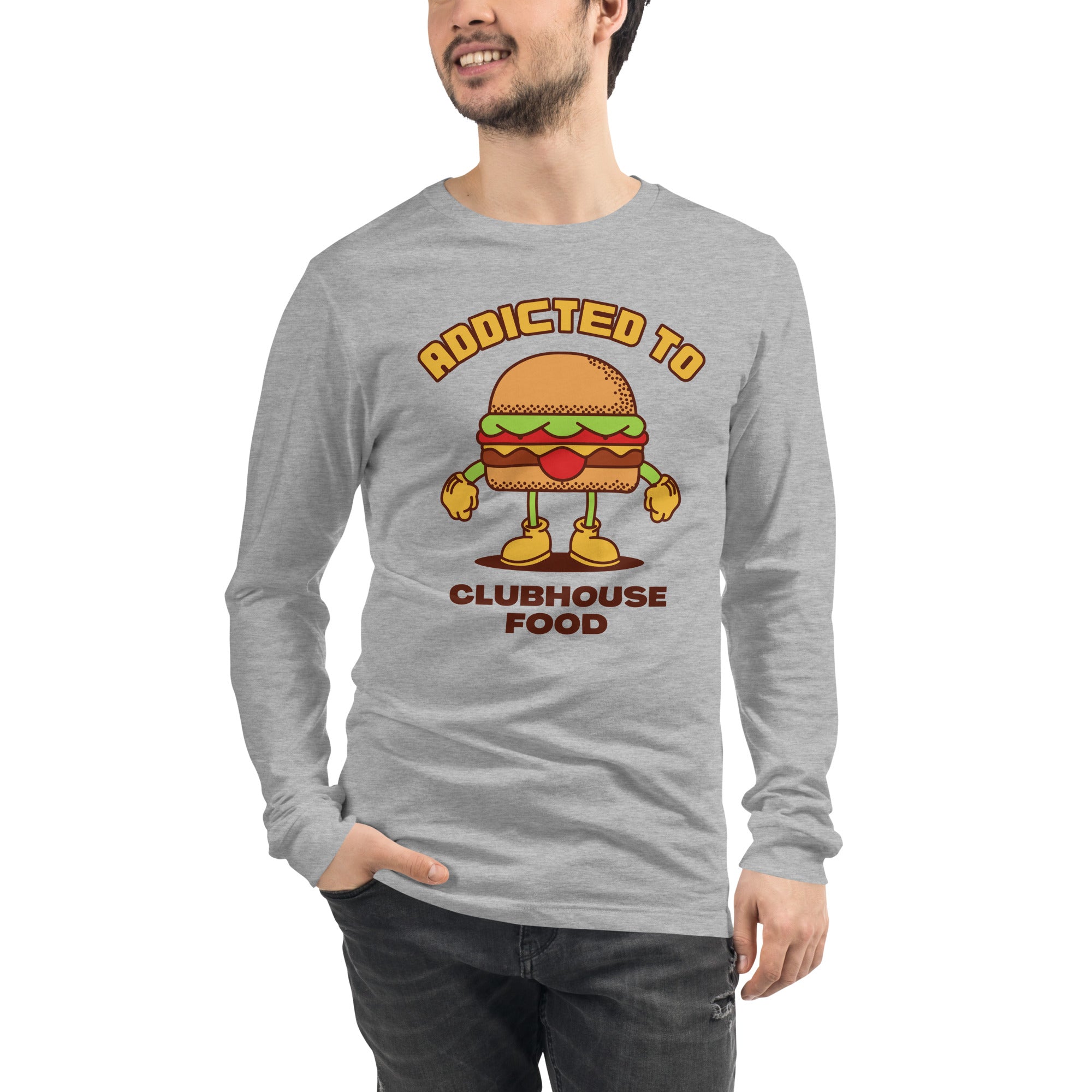 Addicted To Clubhouse Food Men's Select Long Sleeve