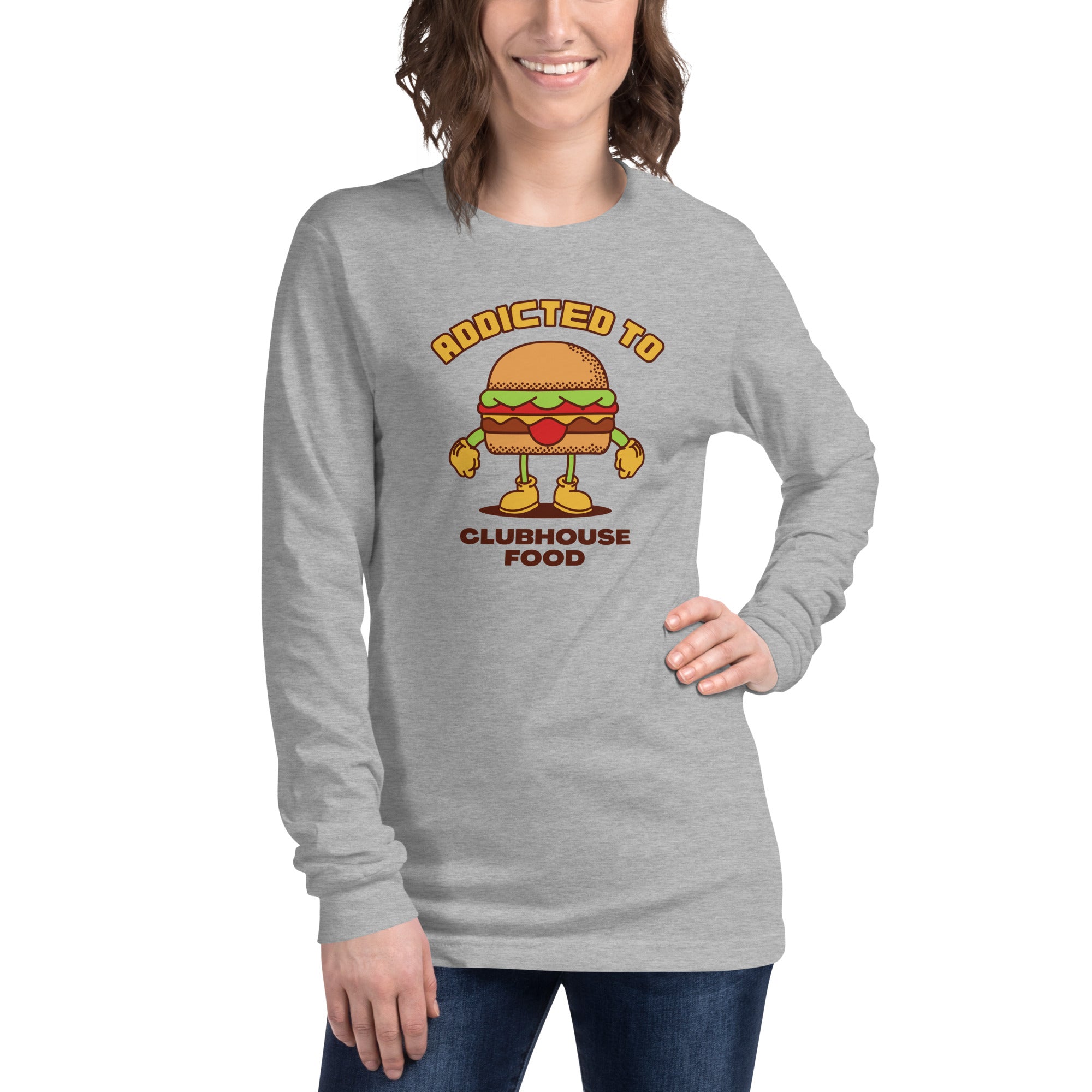 Addicted To Clubhouse Food Women's Select Long Sleeve
