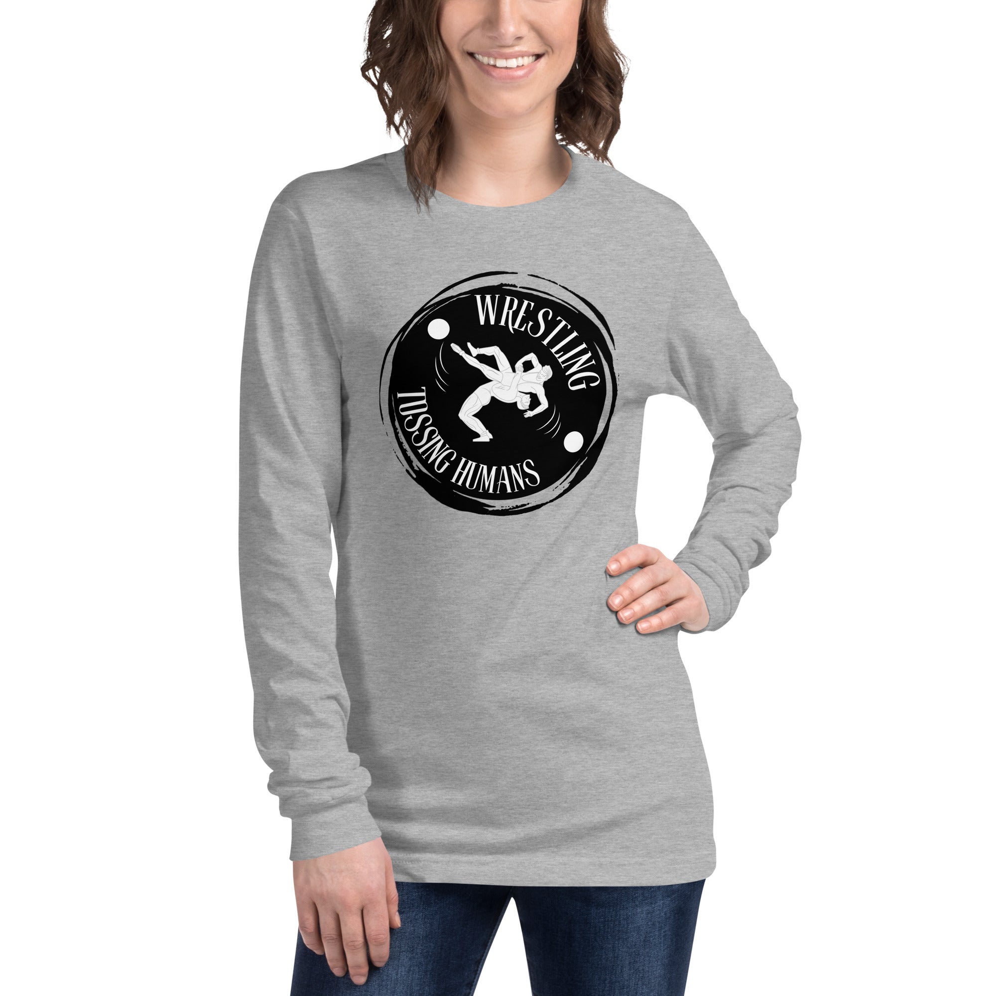 Wrestling Tossing Humans Women's Select Long Sleeve