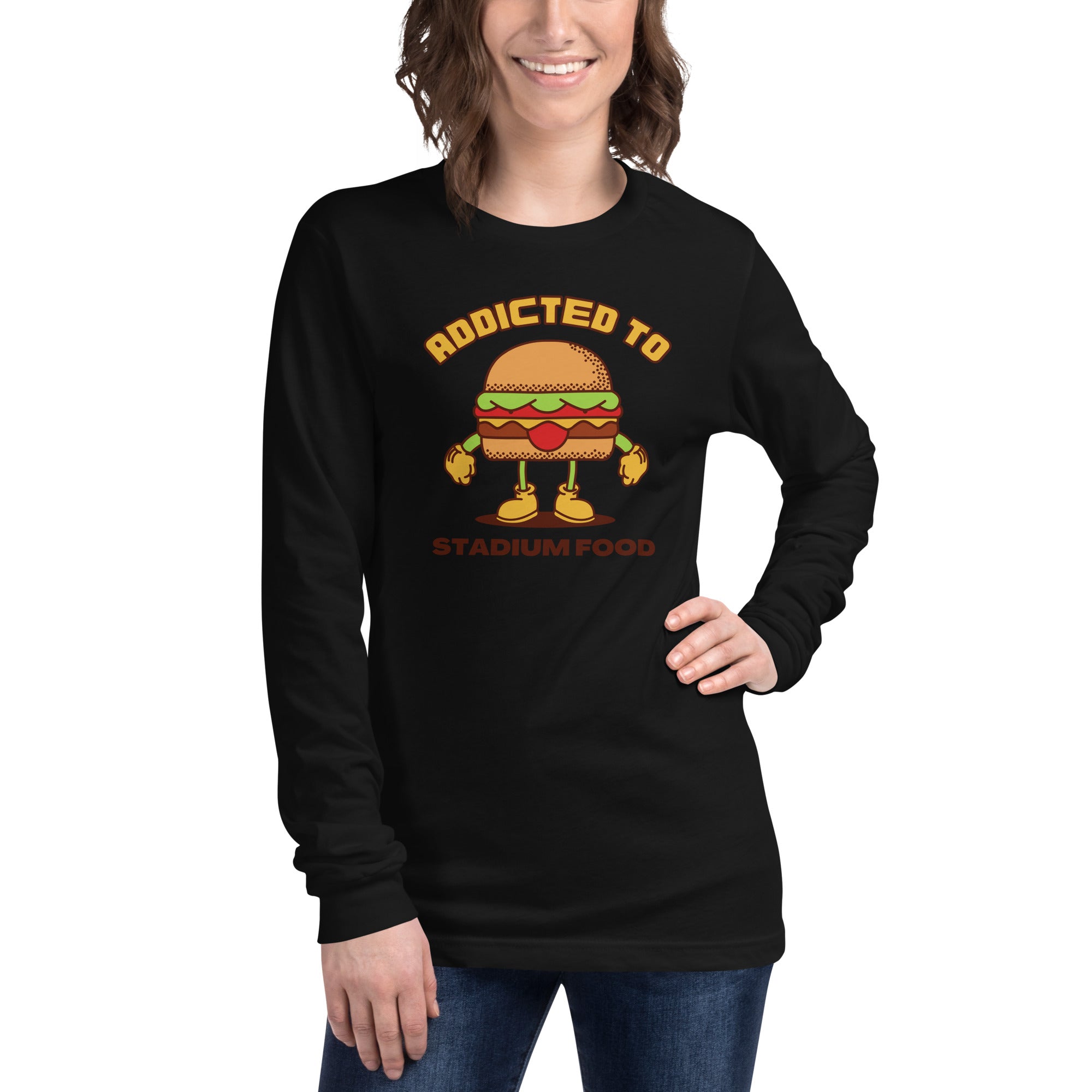 Addicted To Stadium Food Women's Select Long Sleeve
