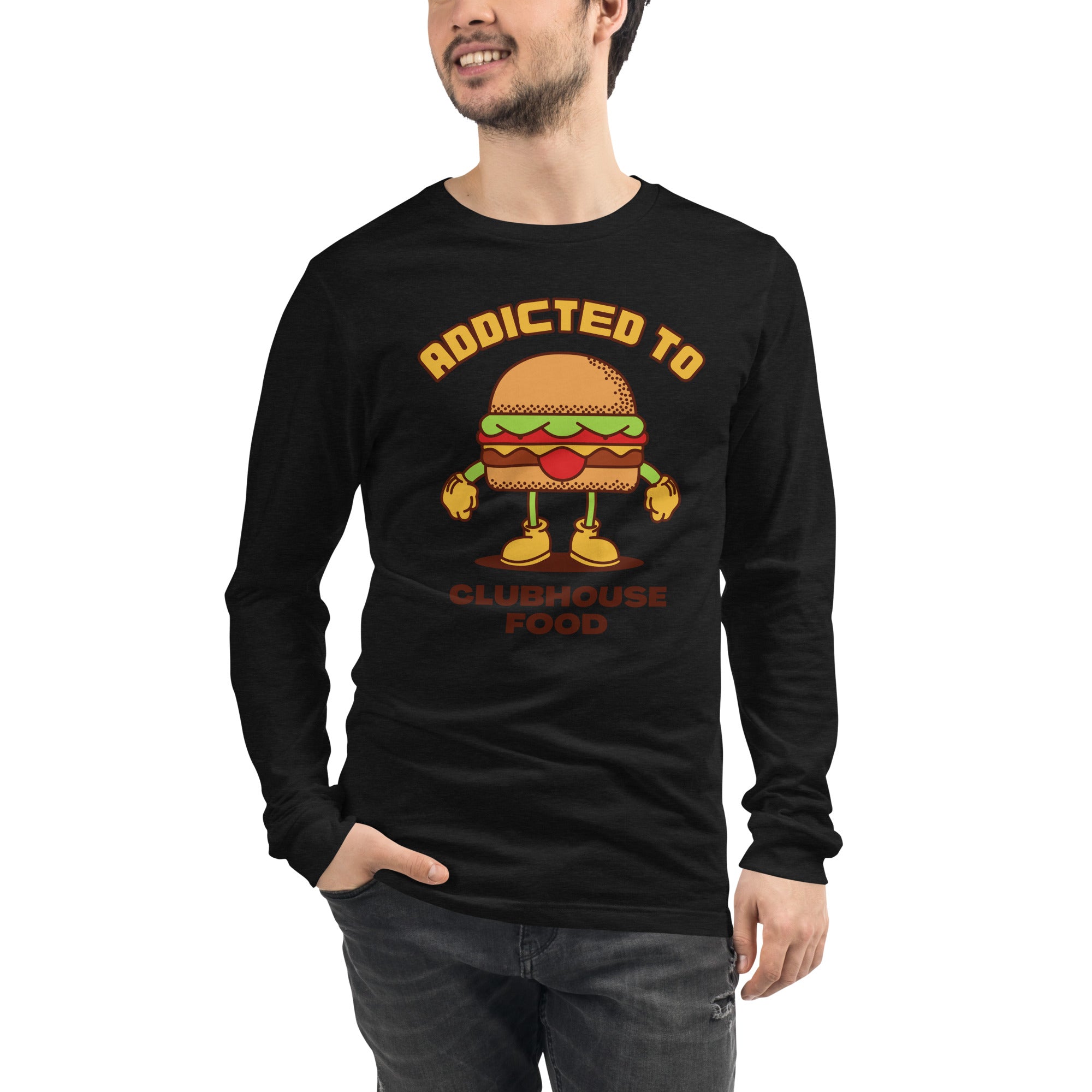 Addicted To Clubhouse Food Men's Select Long Sleeve