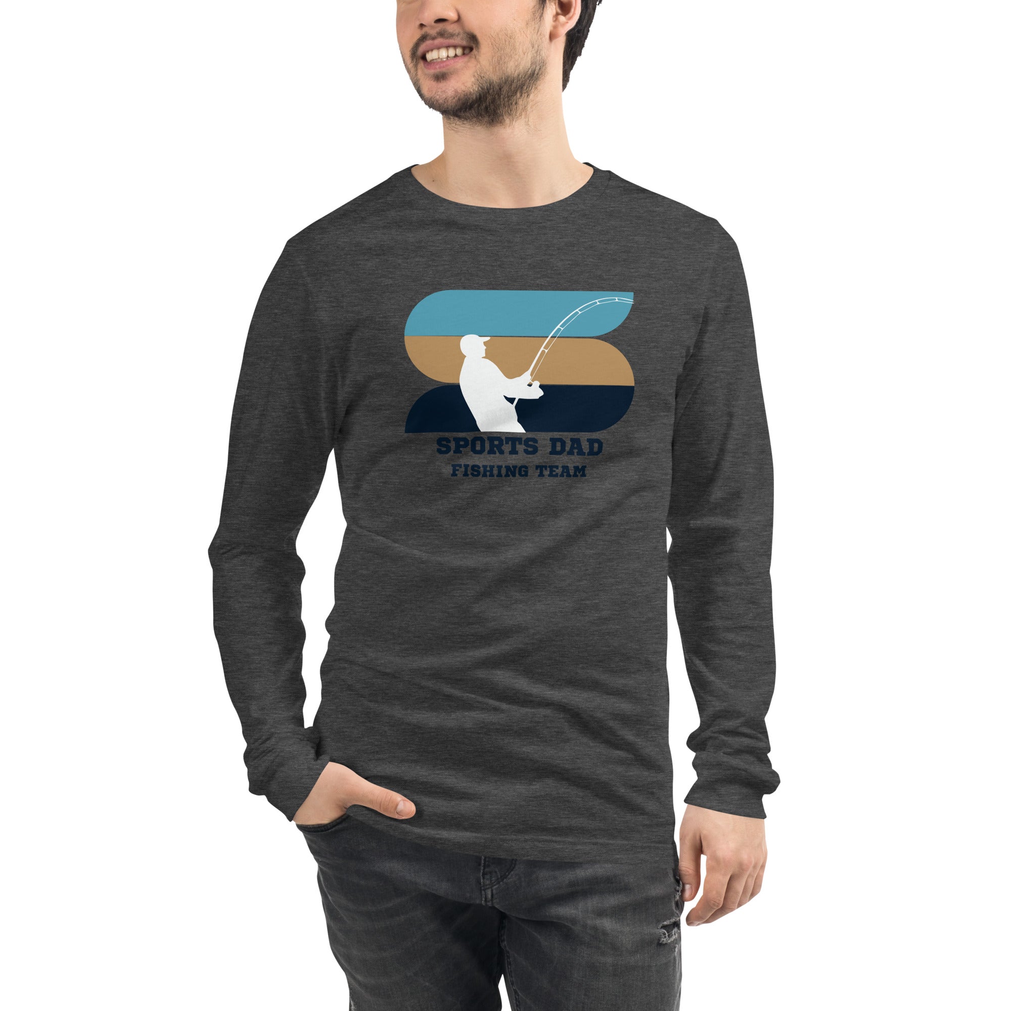 The Original Sports Dad Fishing Team Men's Select Long Sleeve