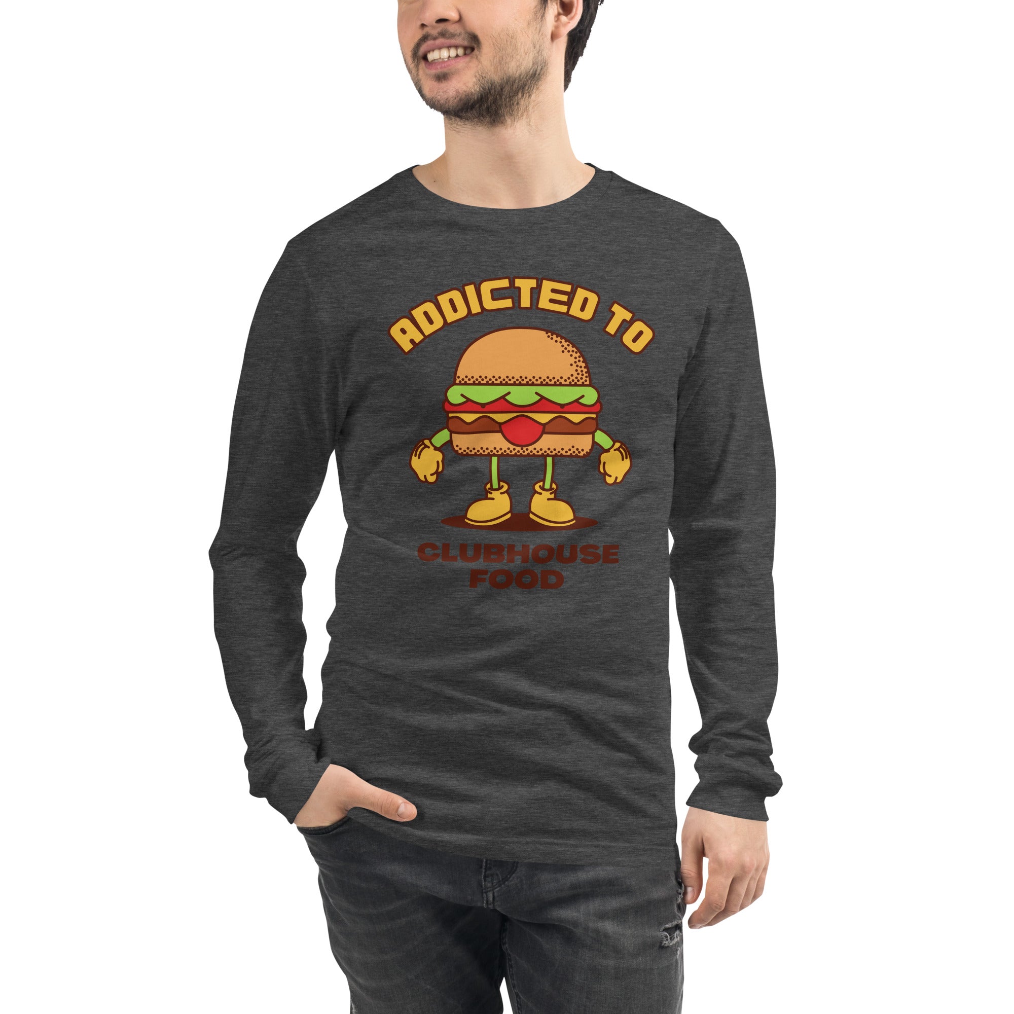 Addicted To Clubhouse Food Men's Select Long Sleeve