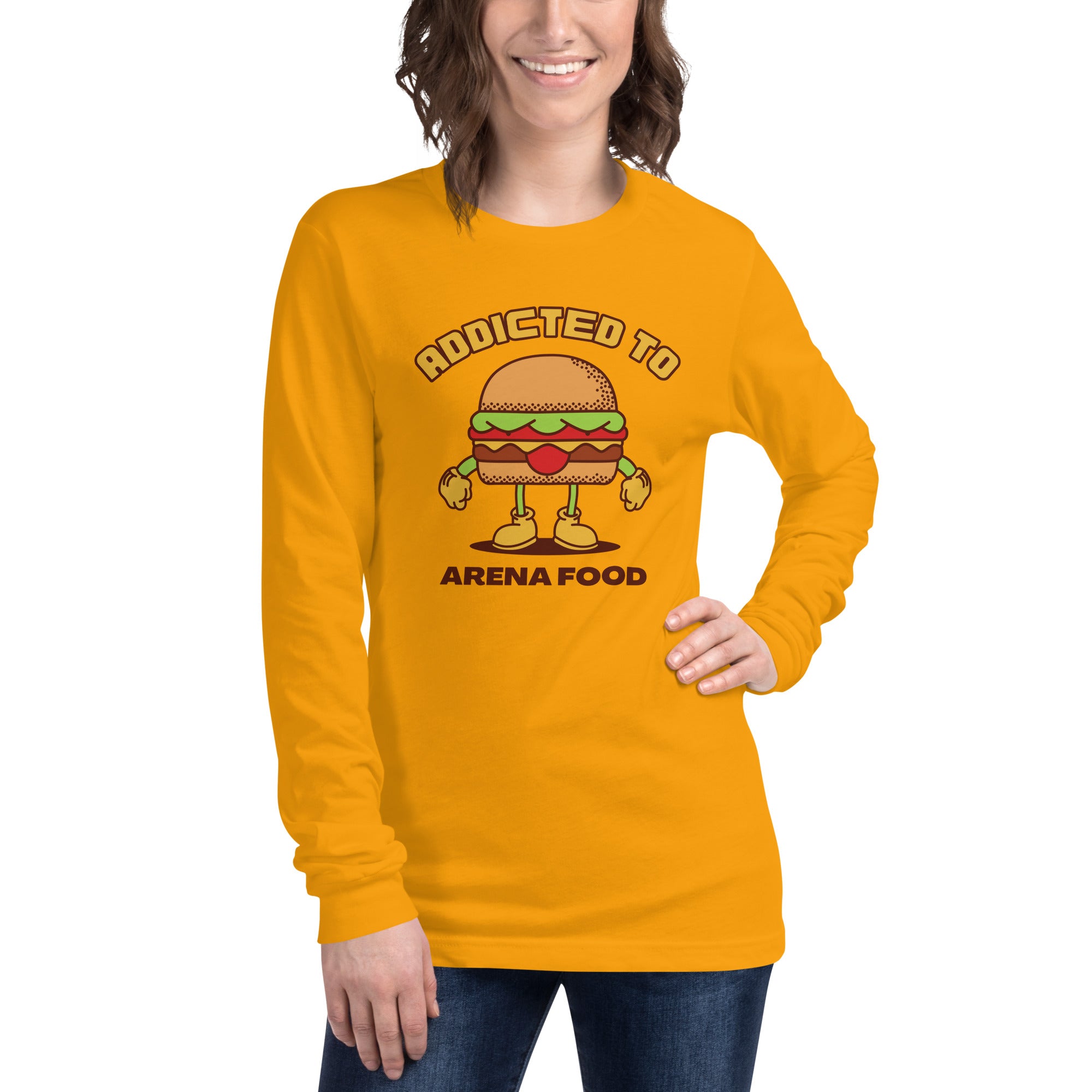 Addicted To Arena Food Women's Pro Team Long Sleeve