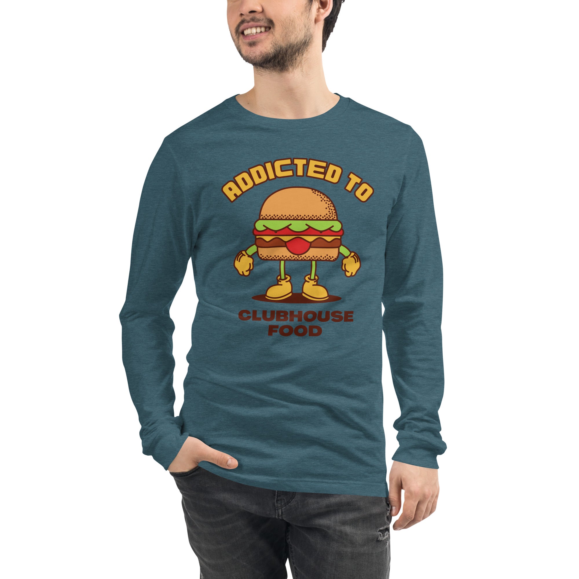 Addicted To Clubhouse Food Men's Select Long Sleeve
