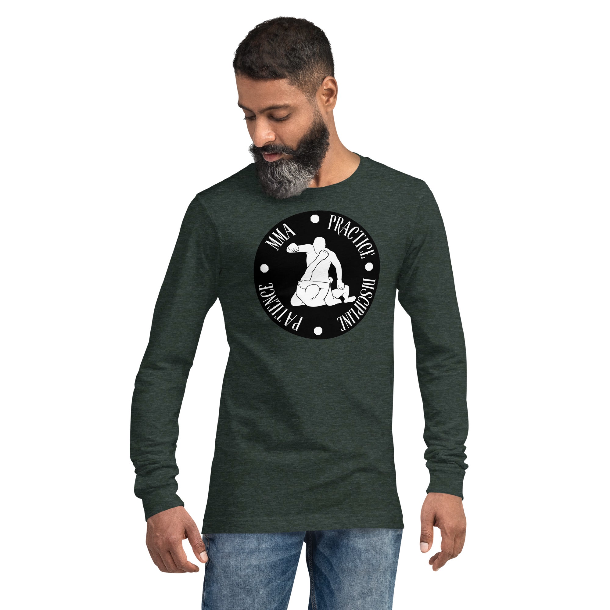 MMA Discipline Practice Patience Men's Select Long Sleeve
