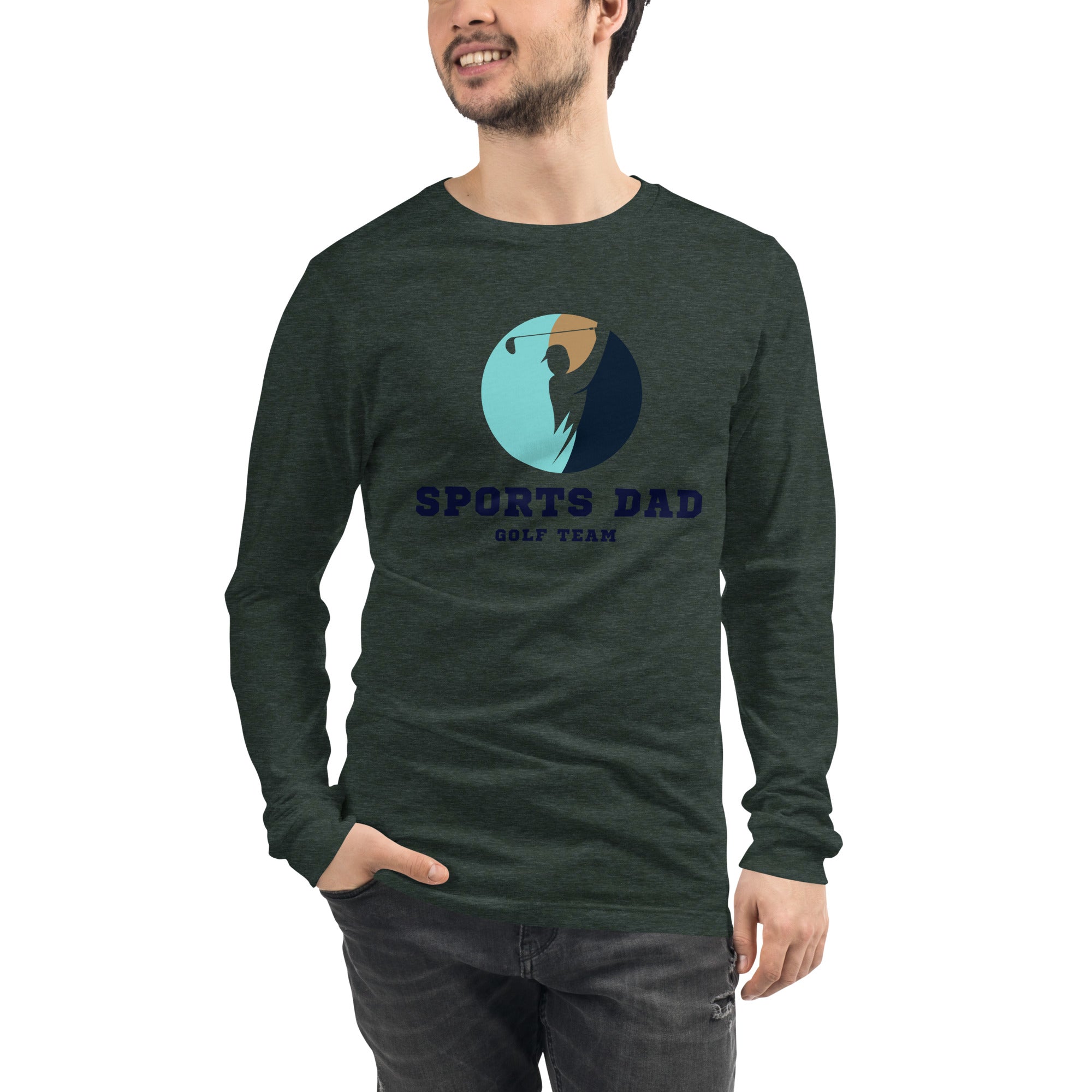 The Original Sports Dad Golf Team Men's Select Long Sleeve