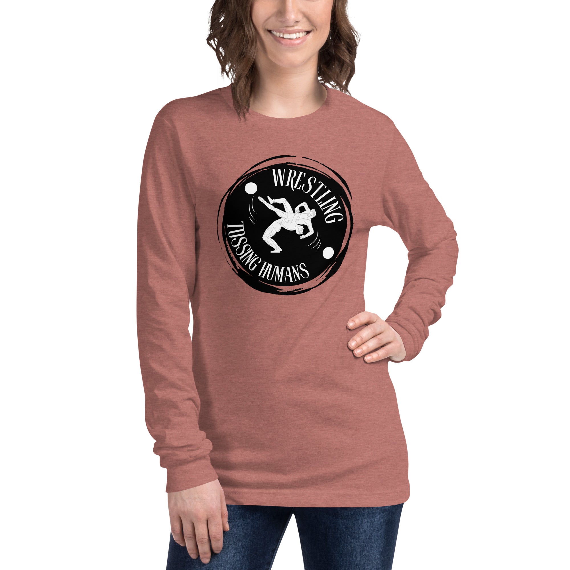 Wrestling Tossing Humans Women's Select Long Sleeve