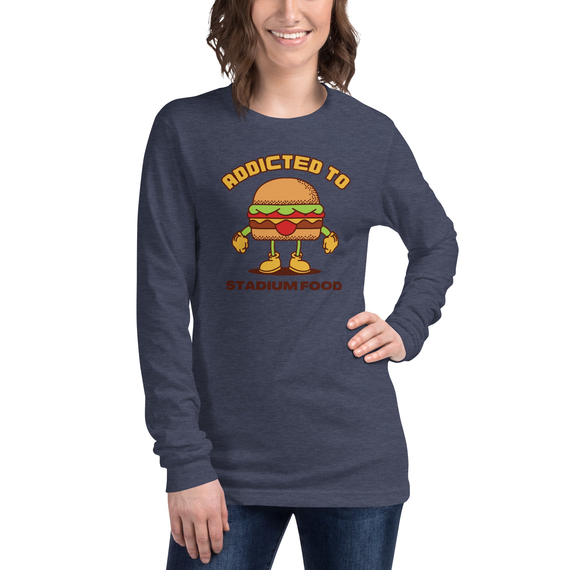 Addicted To Stadium Food Women's Select Long Sleeve