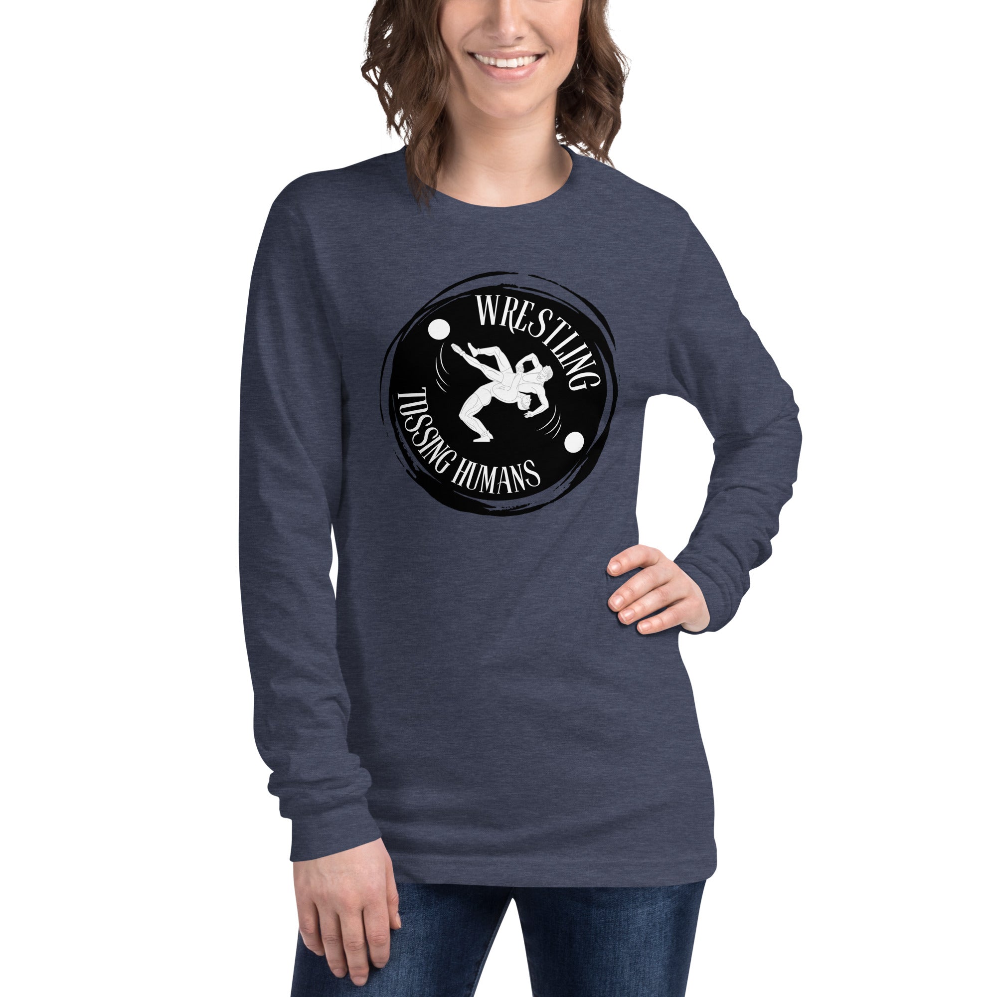 Wrestling Tossing Humans Women's Select Long Sleeve