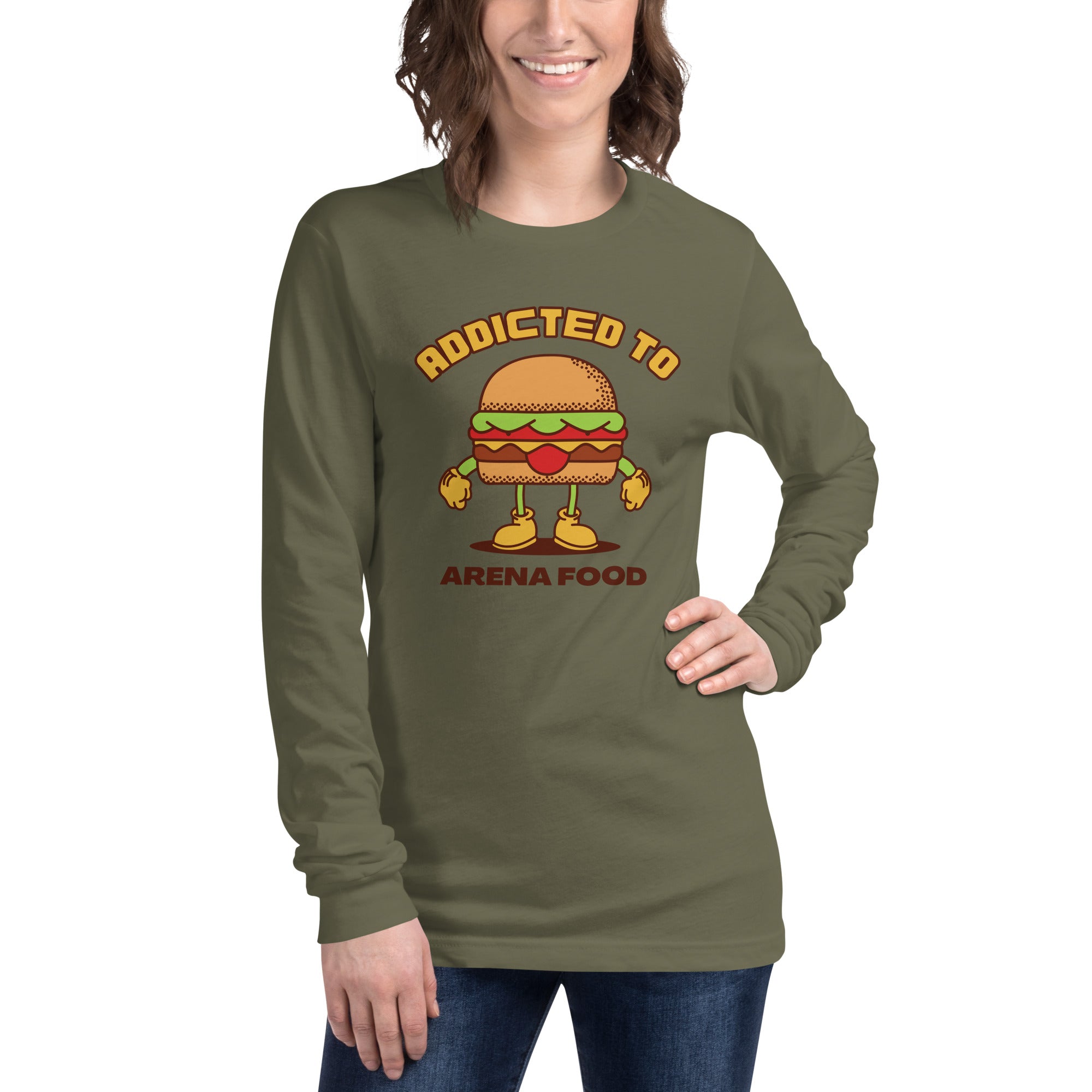 Addicted To Arena Food Women's Pro Team Long Sleeve