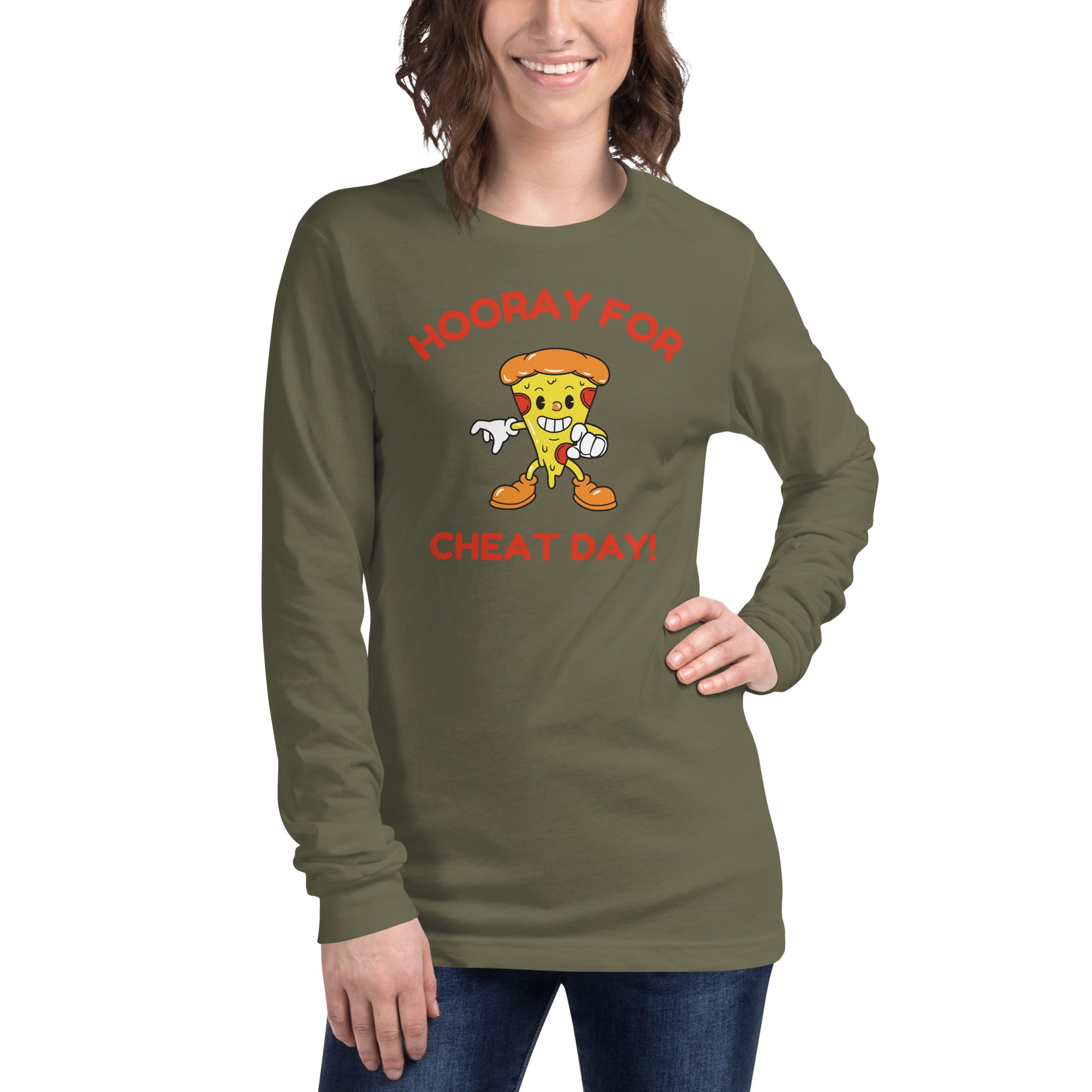 Hooray For Cheat Day! Women's Select Long Sleeve