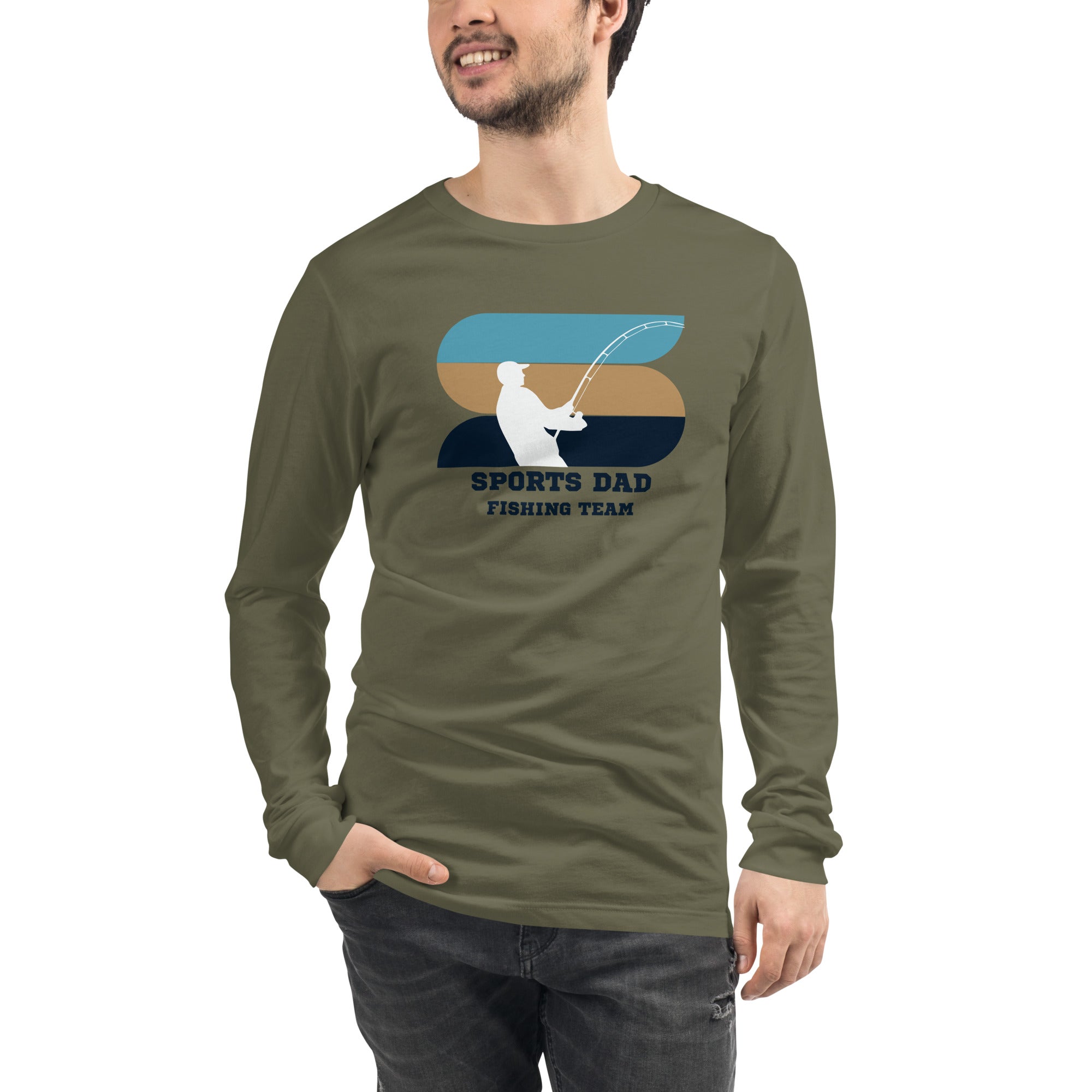 The Original Sports Dad Fishing Team Men's Select Long Sleeve