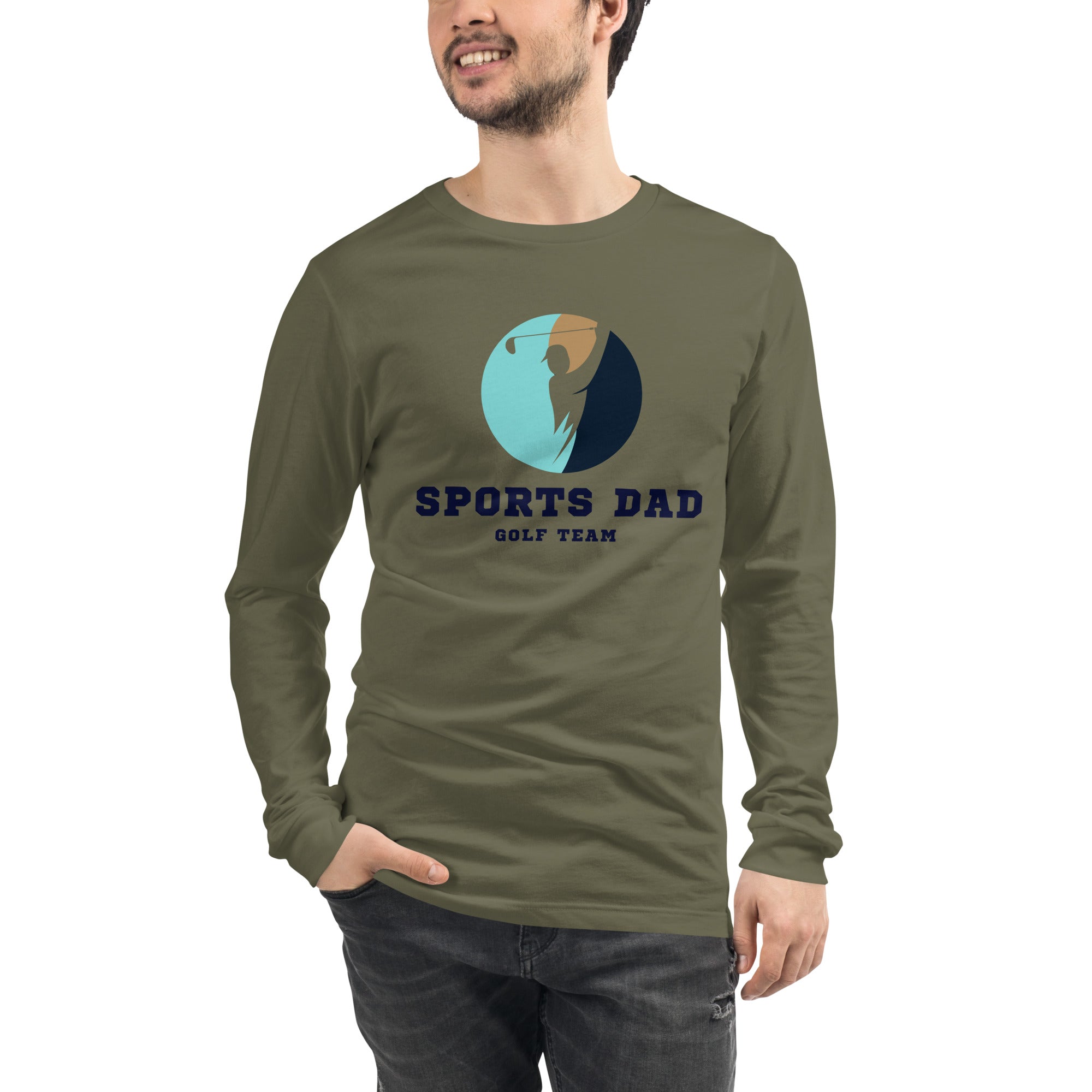 The Original Sports Dad Golf Team Men's Select Long Sleeve