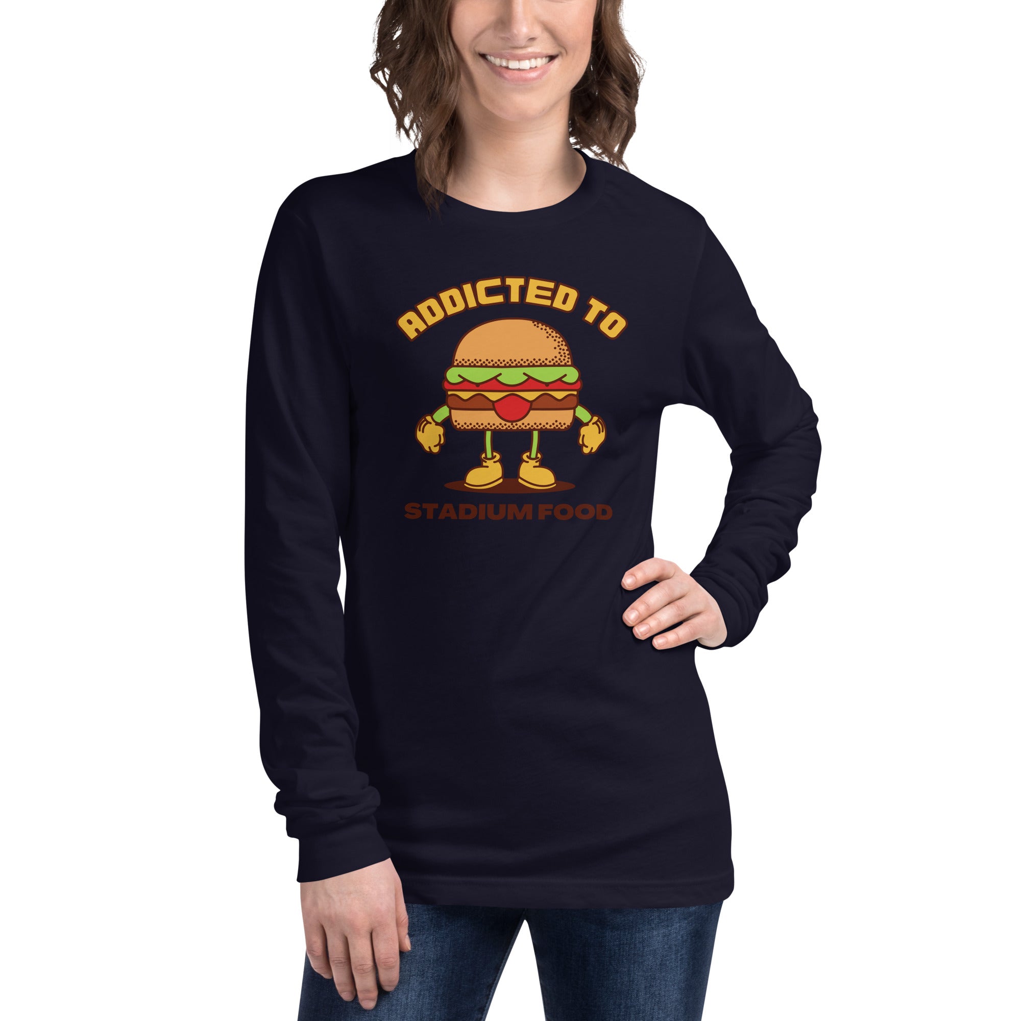 Addicted To Stadium Food Women's Select Long Sleeve