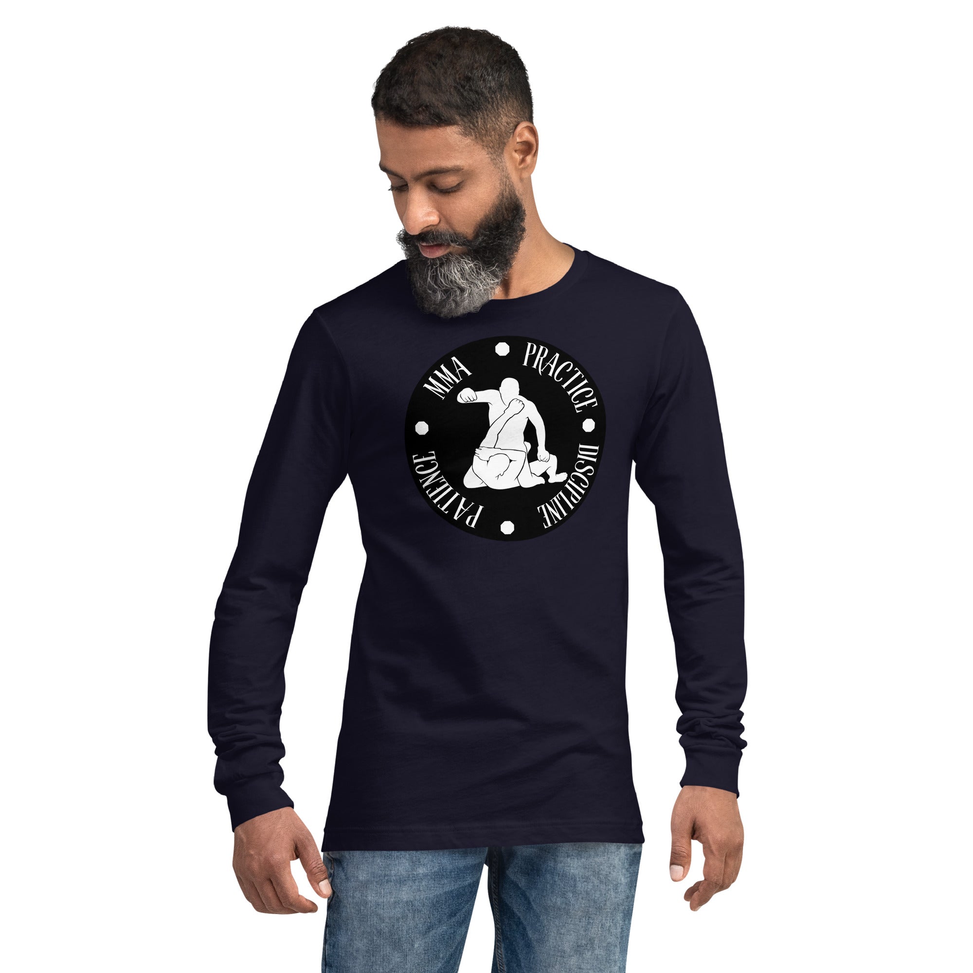 MMA Discipline Practice Patience Men's Select Long Sleeve