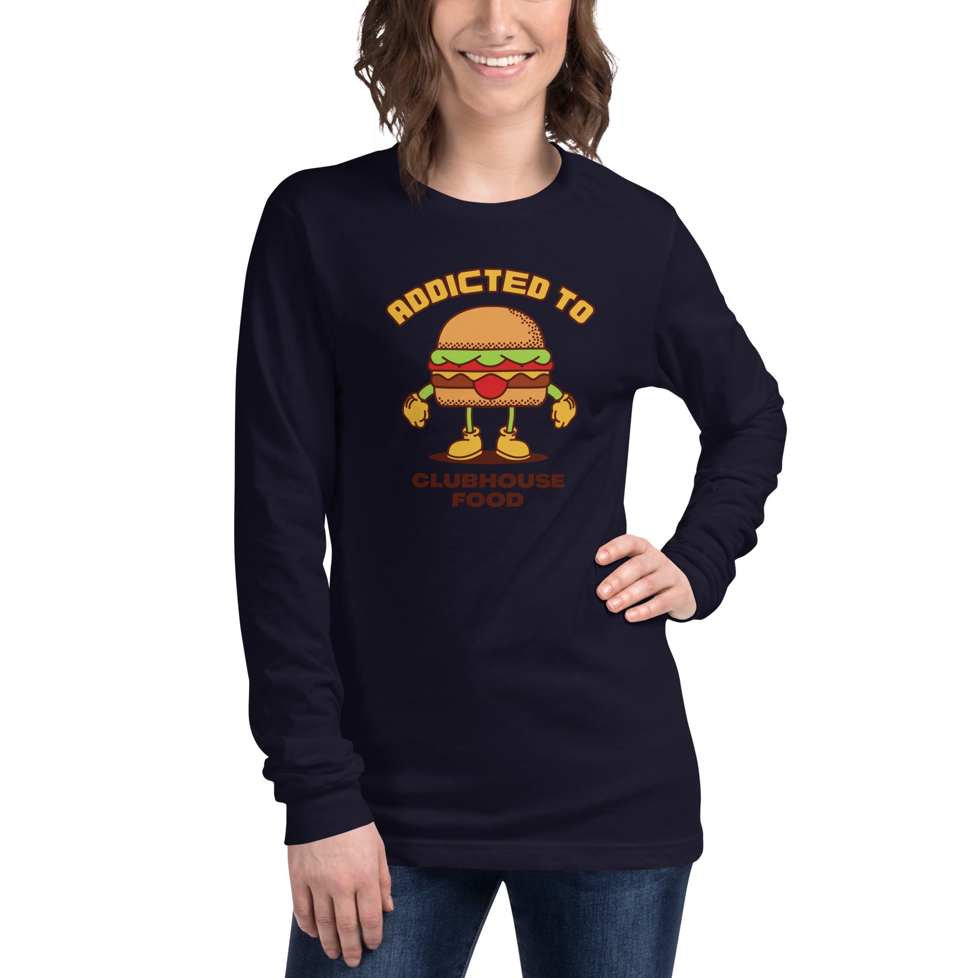 Addicted To Clubhouse Food Women's Select Long Sleeve