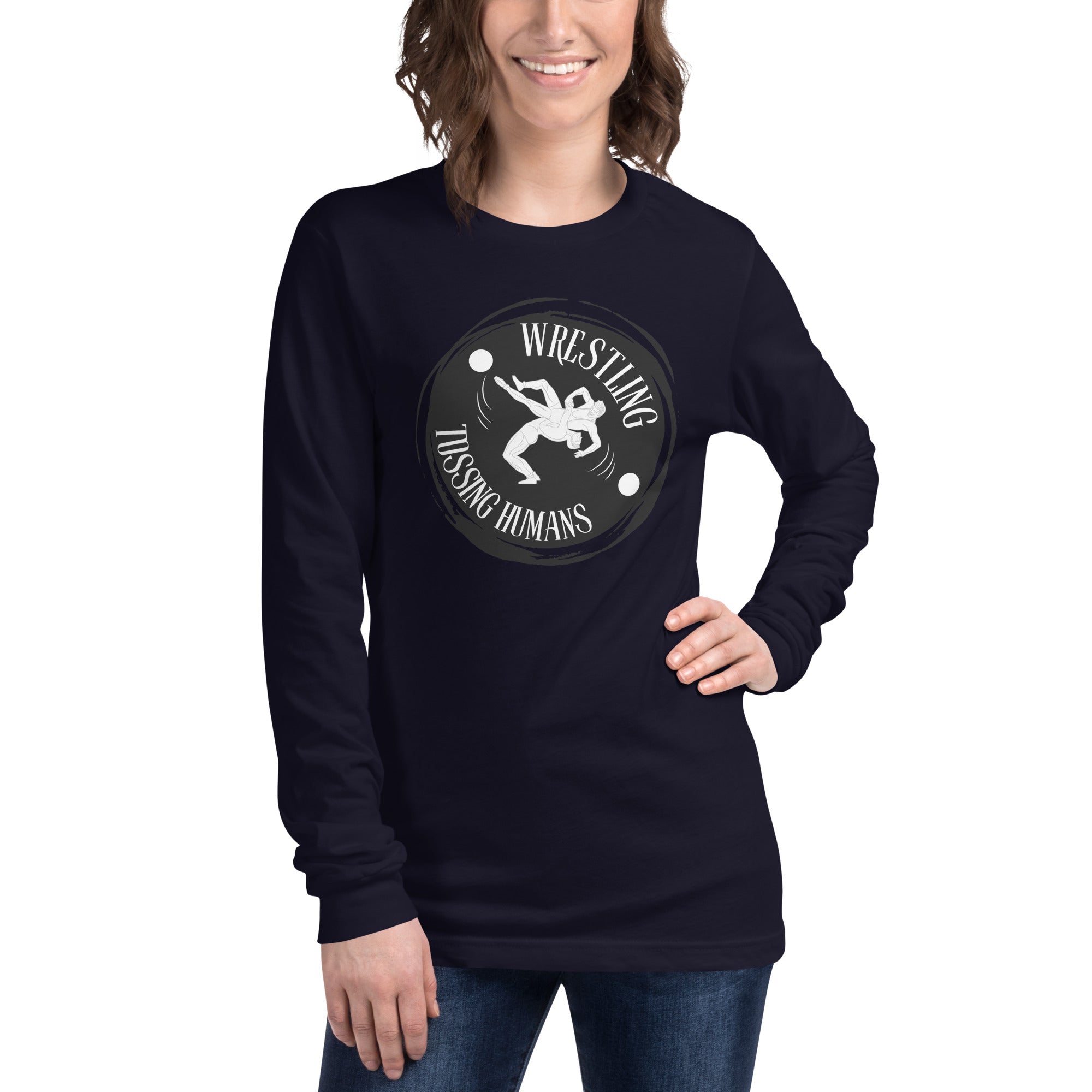 Wrestling Tossing Humans Women's Select Long Sleeve
