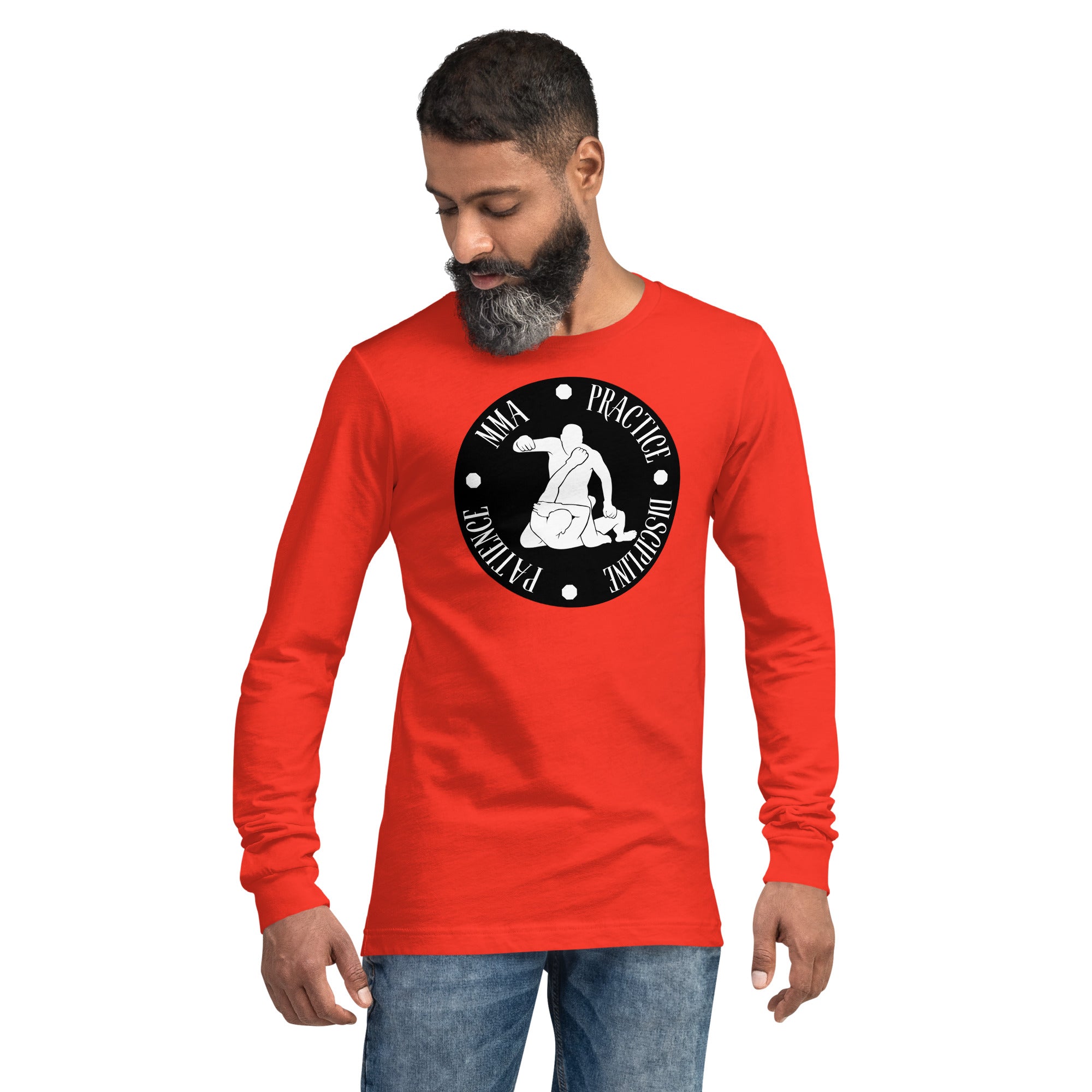 MMA Discipline Practice Patience Men's Select Long Sleeve