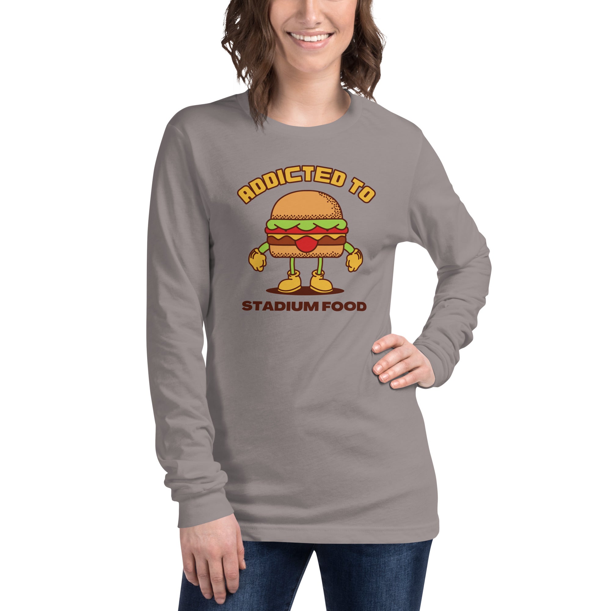 Addicted To Stadium Food Women's Select Long Sleeve