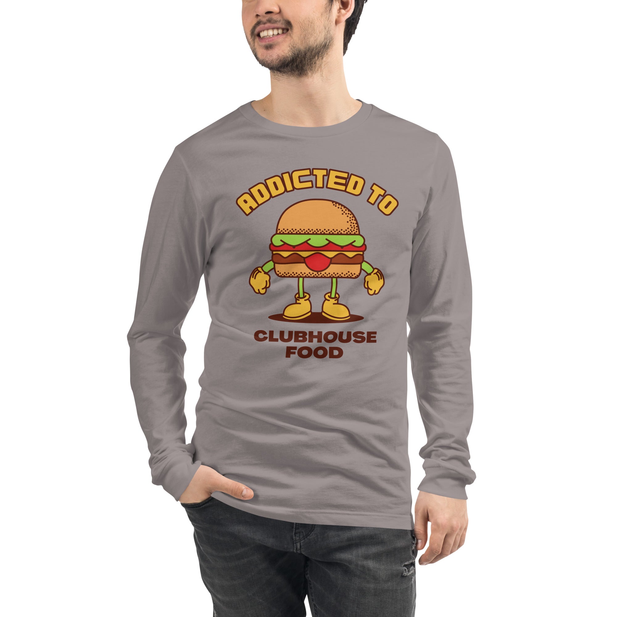 Addicted To Clubhouse Food Men's Select Long Sleeve