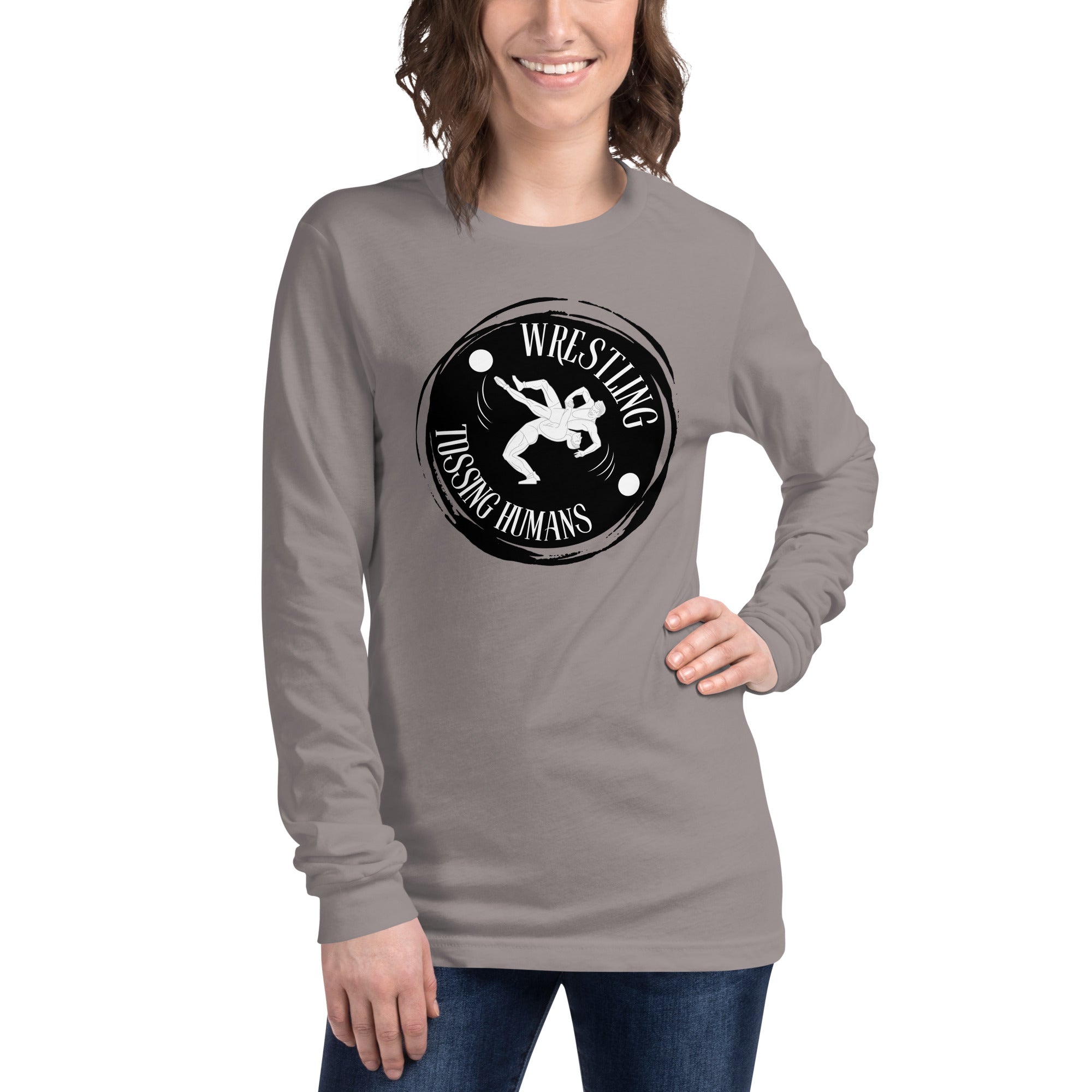 Wrestling Tossing Humans Women's Select Long Sleeve