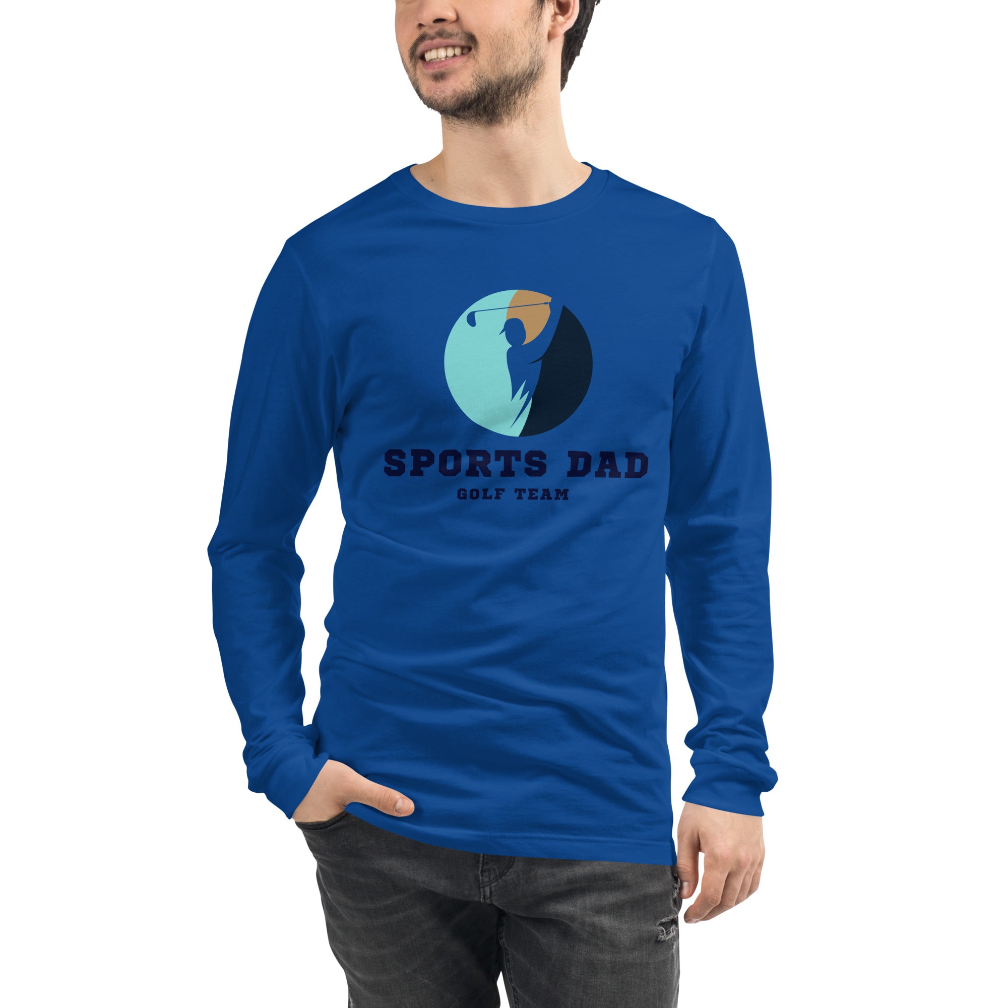 The Original Sports Dad Golf Team Men's Select Long Sleeve