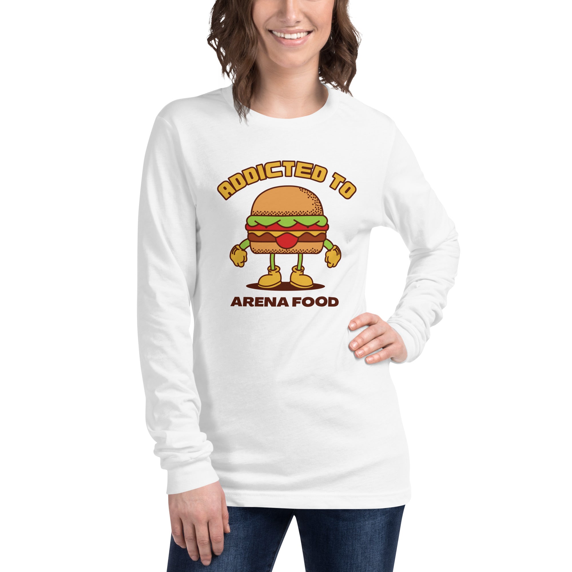 Addicted To Arena Food Women's Pro Team Long Sleeve