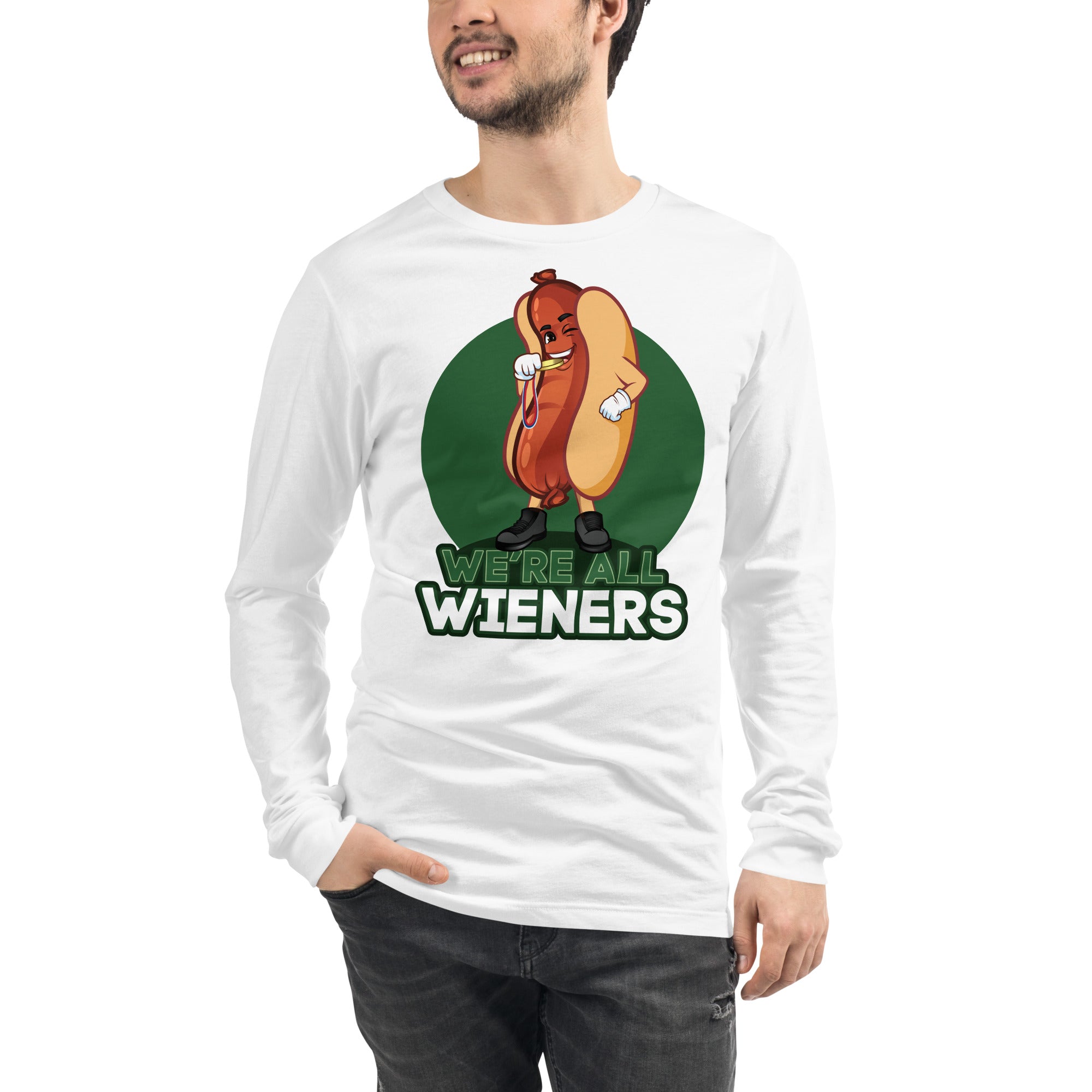 We're All Wieners Men's Select Long Sleeve