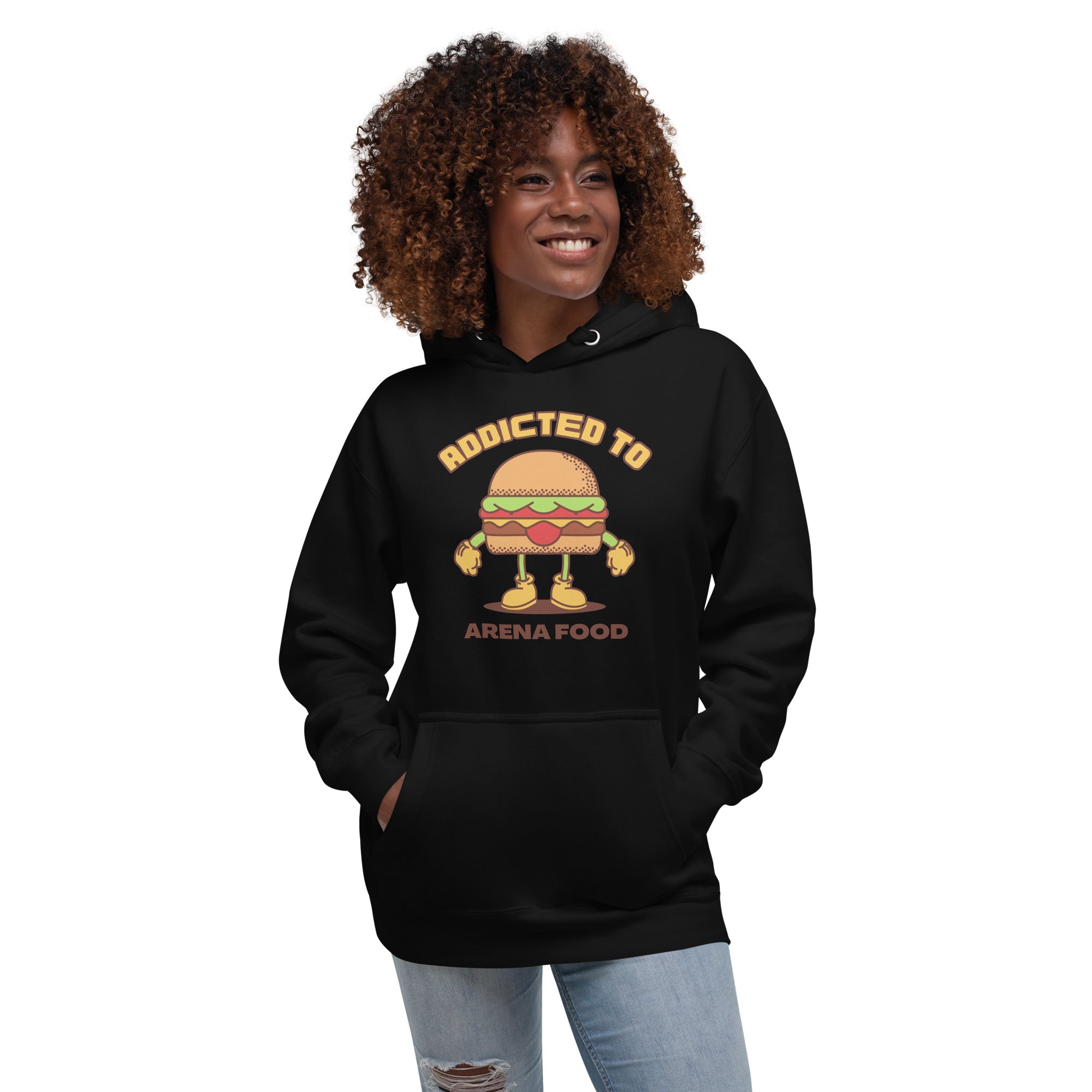 Addicted To Arena Food Women's Heavy Hoodie