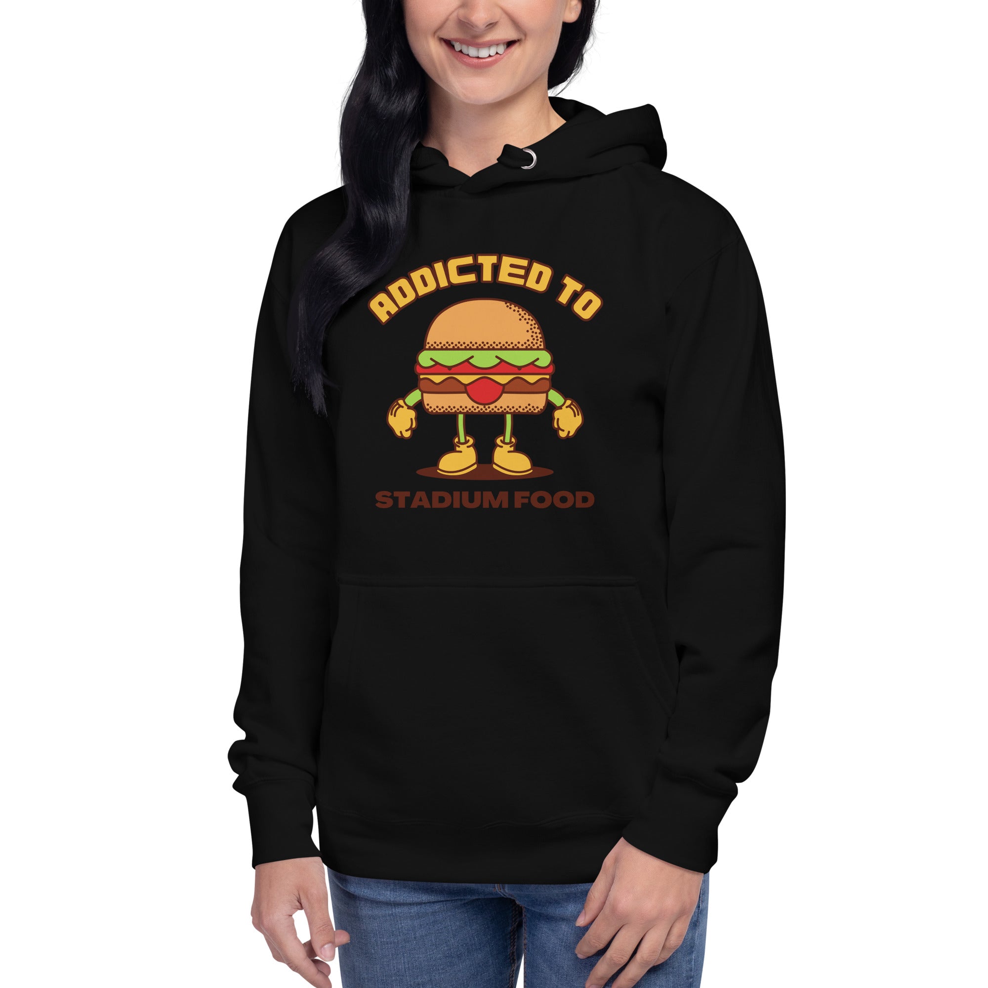 Addicted To Stadium Food Women's Heavy Hoodie