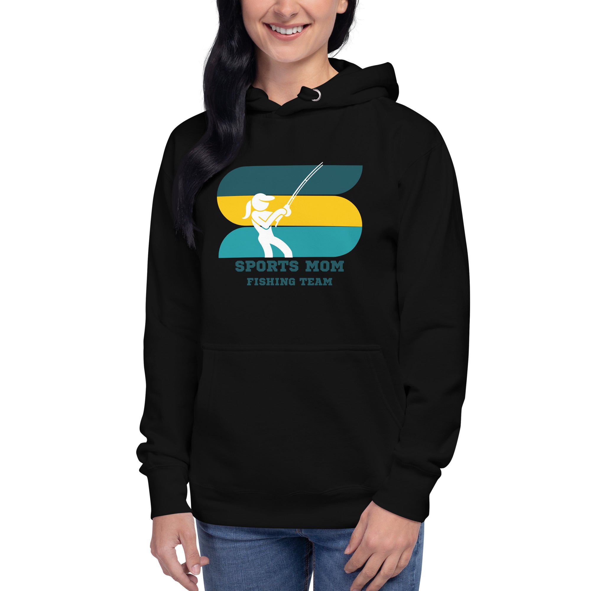 The Original Sports Mom Fishing Team Women's Heavy Hoodie