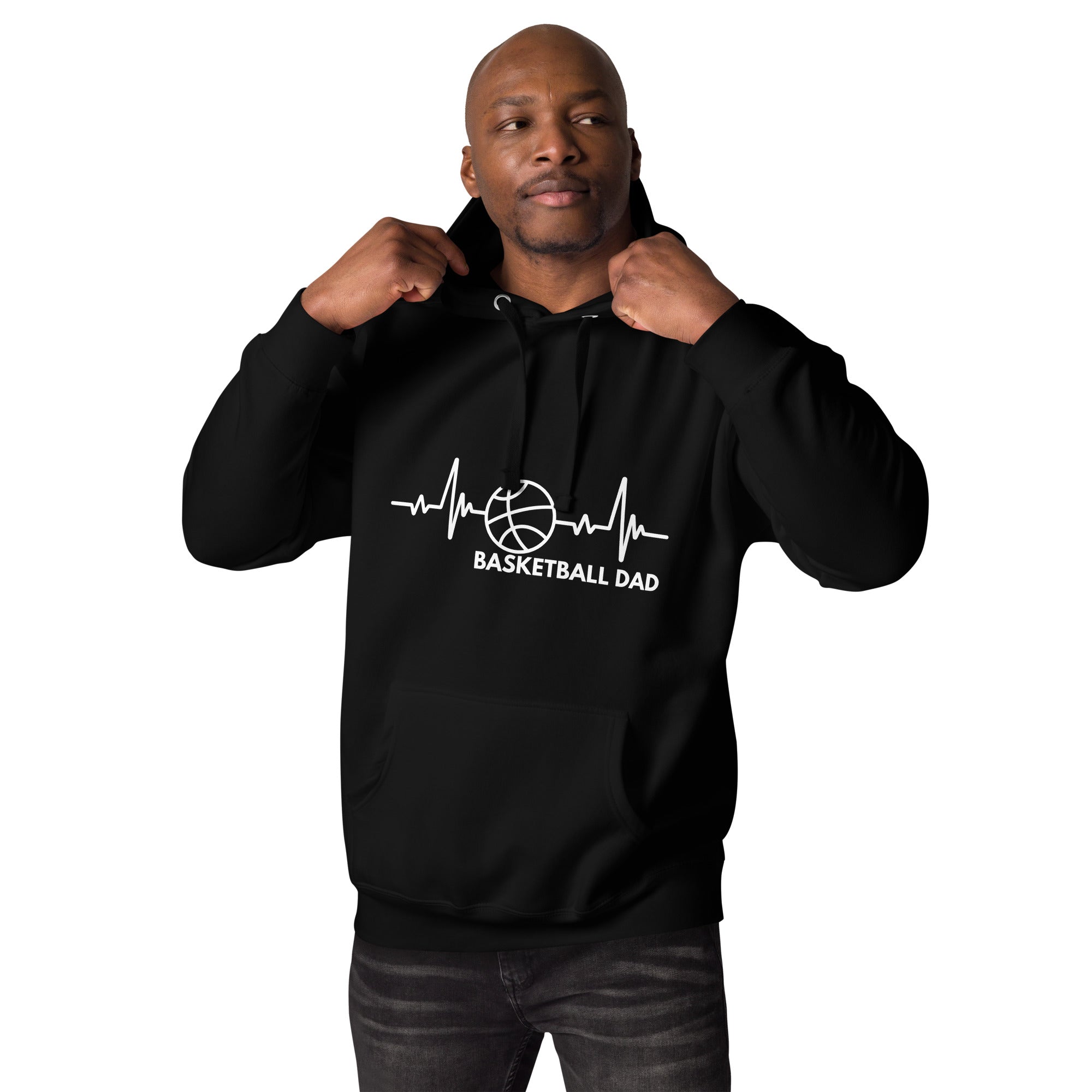 Basketball Dad Men's Heavy Hoodie