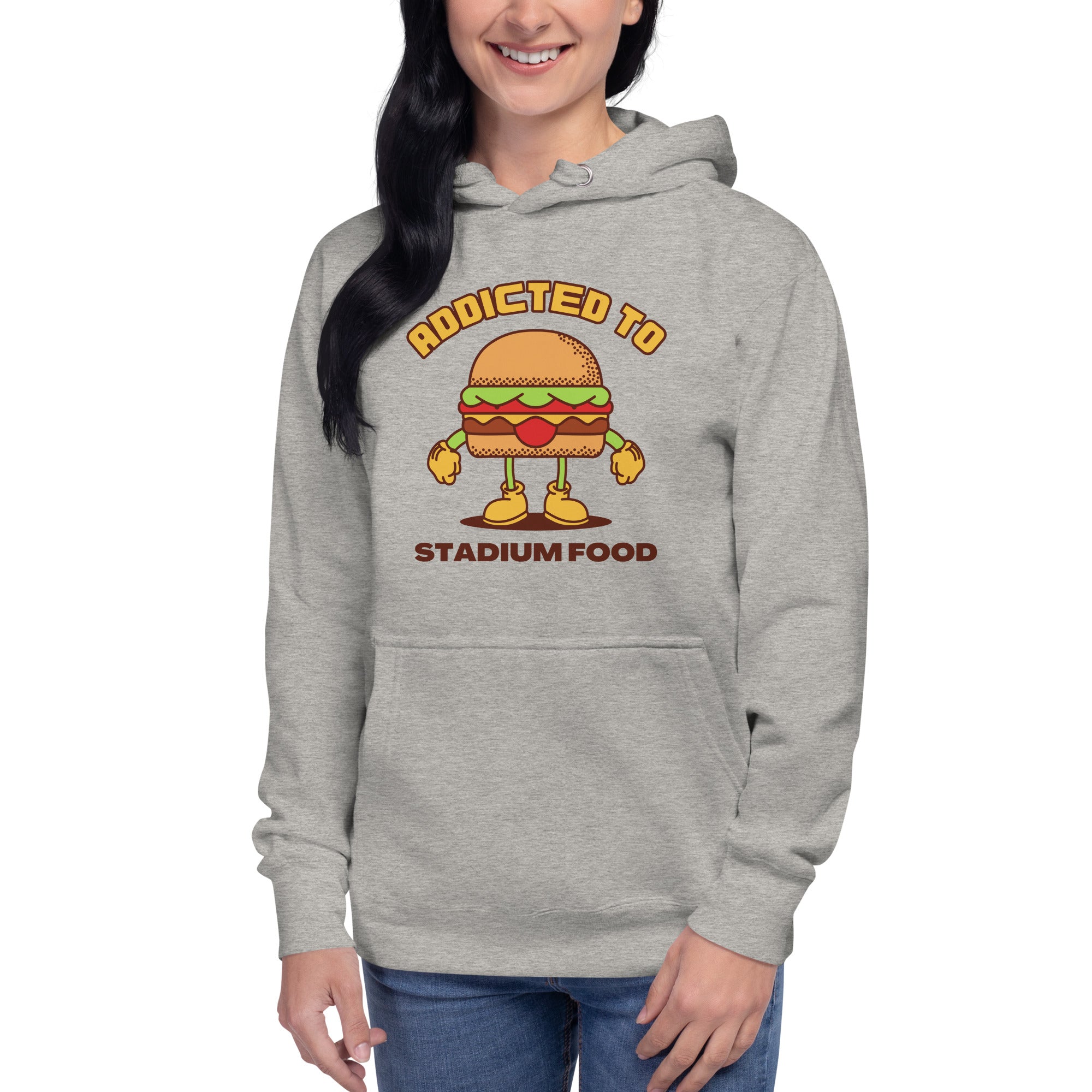 Addicted To Stadium Food Women's Heavy Hoodie