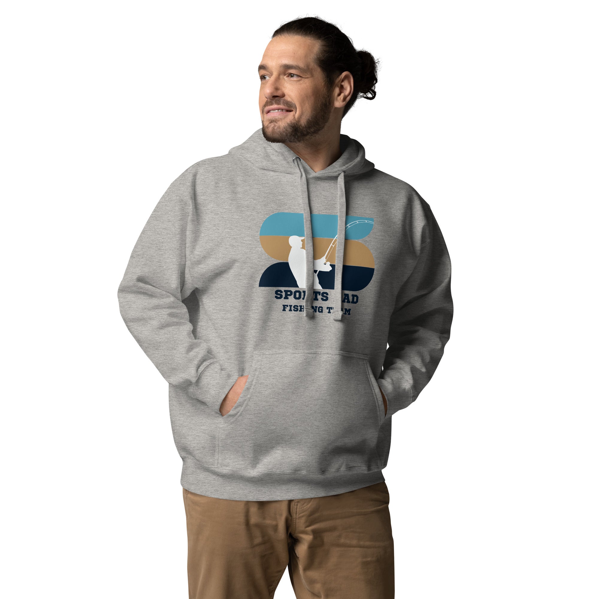 The Original Sports Dad Fishing Team Men's Heavy Hoodie