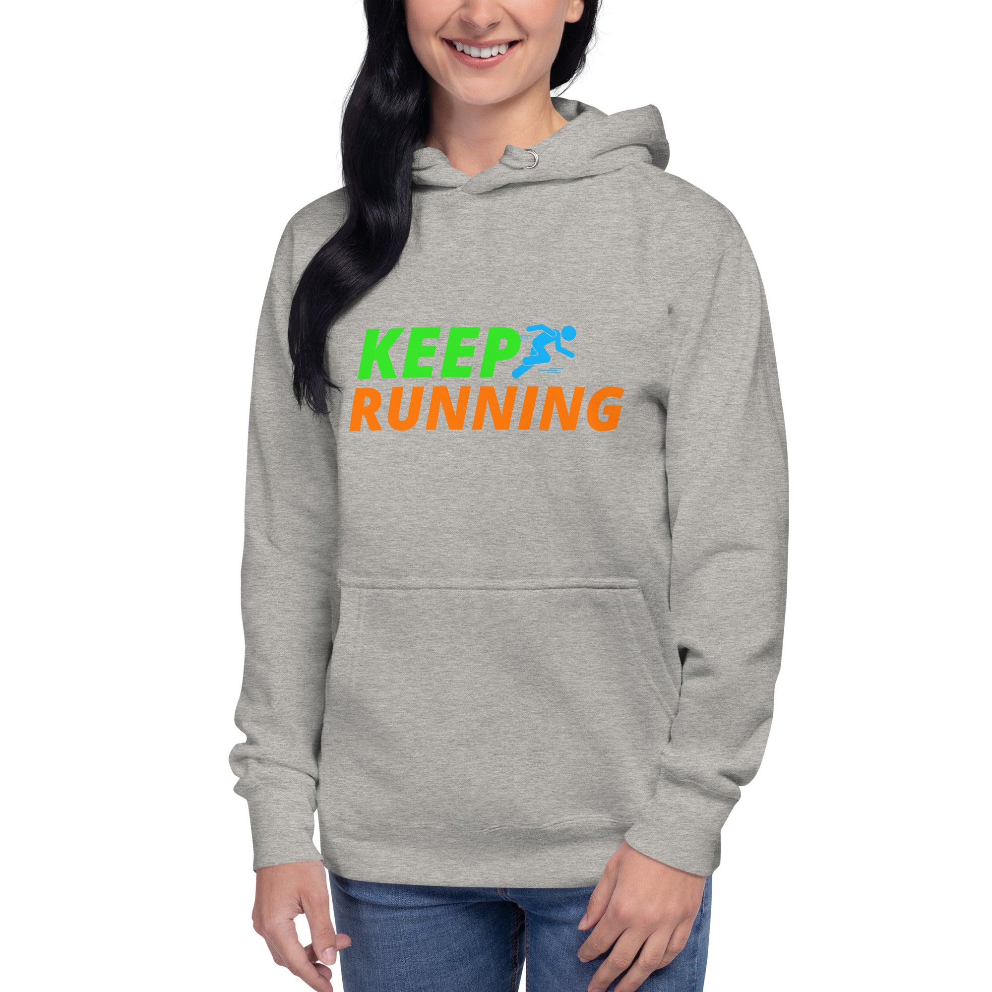 Keep Running Women's Heavy Hoodie