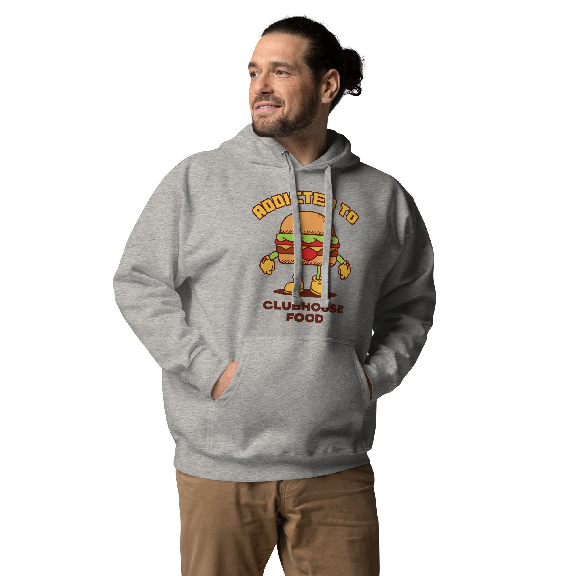 Addicted To Clubhouse Food Men's Heavy Hoodie