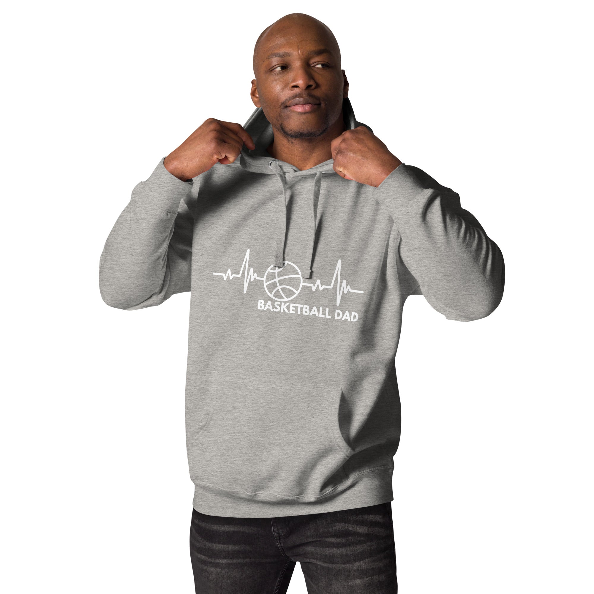 Basketball Dad Men's Heavy Hoodie