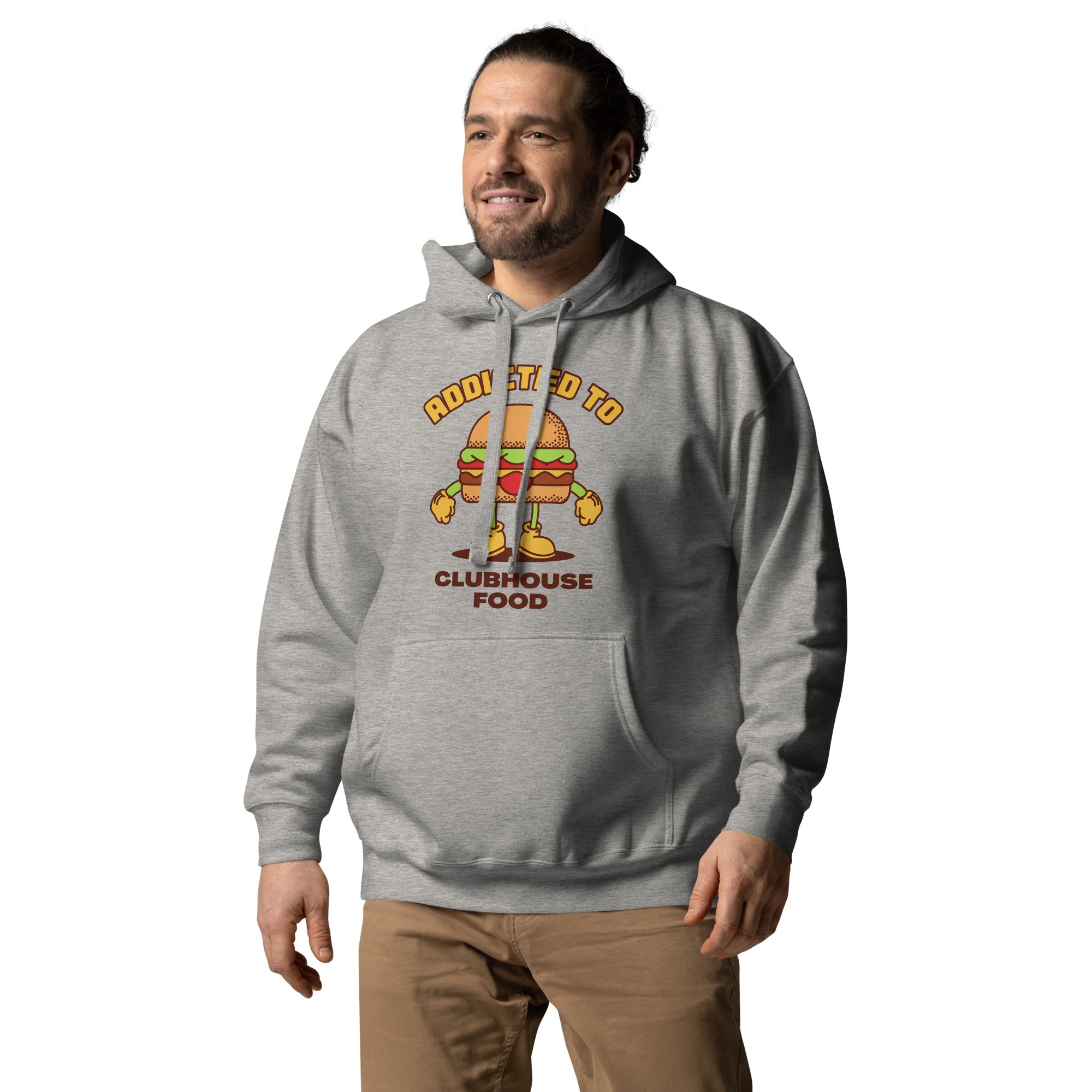 Addicted To Clubhouse Food Men's Heavy Hoodie