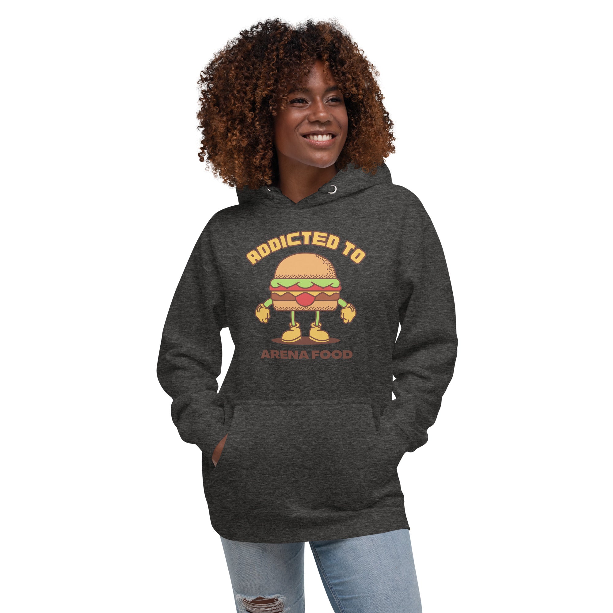 Addicted To Arena Food Women's Heavy Hoodie